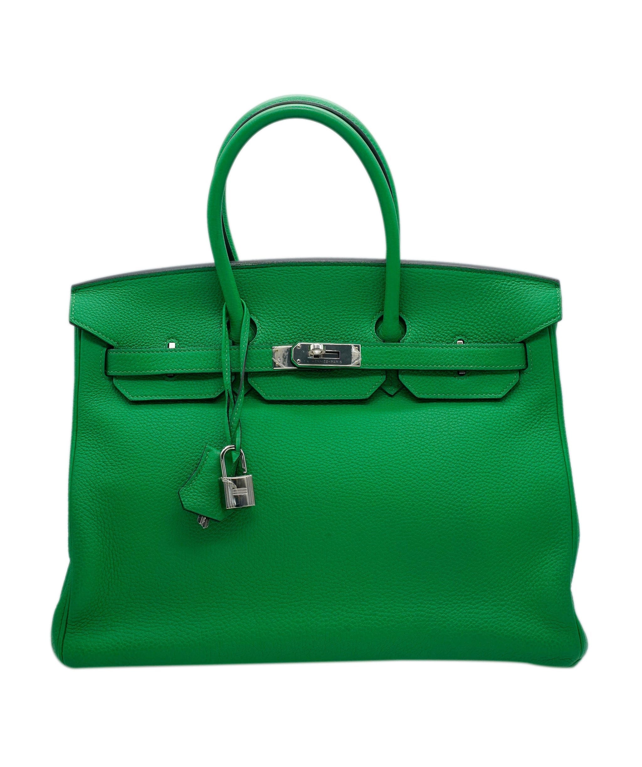 Hermès Birkin retourne togo 35 bamboo with PHW  AVL1180