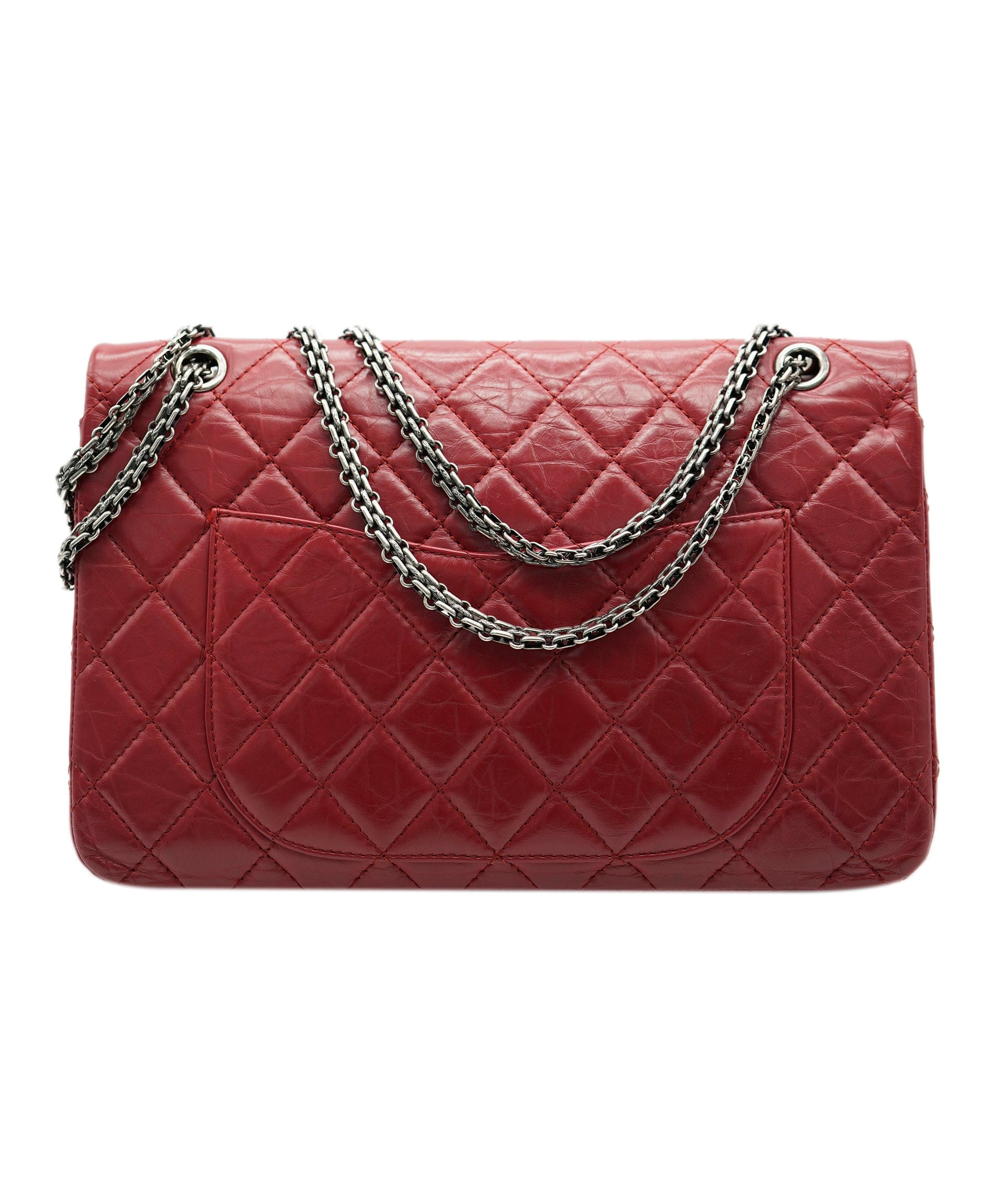 Hermès Chanel Bag 2,55 maxi red shw AVC1112