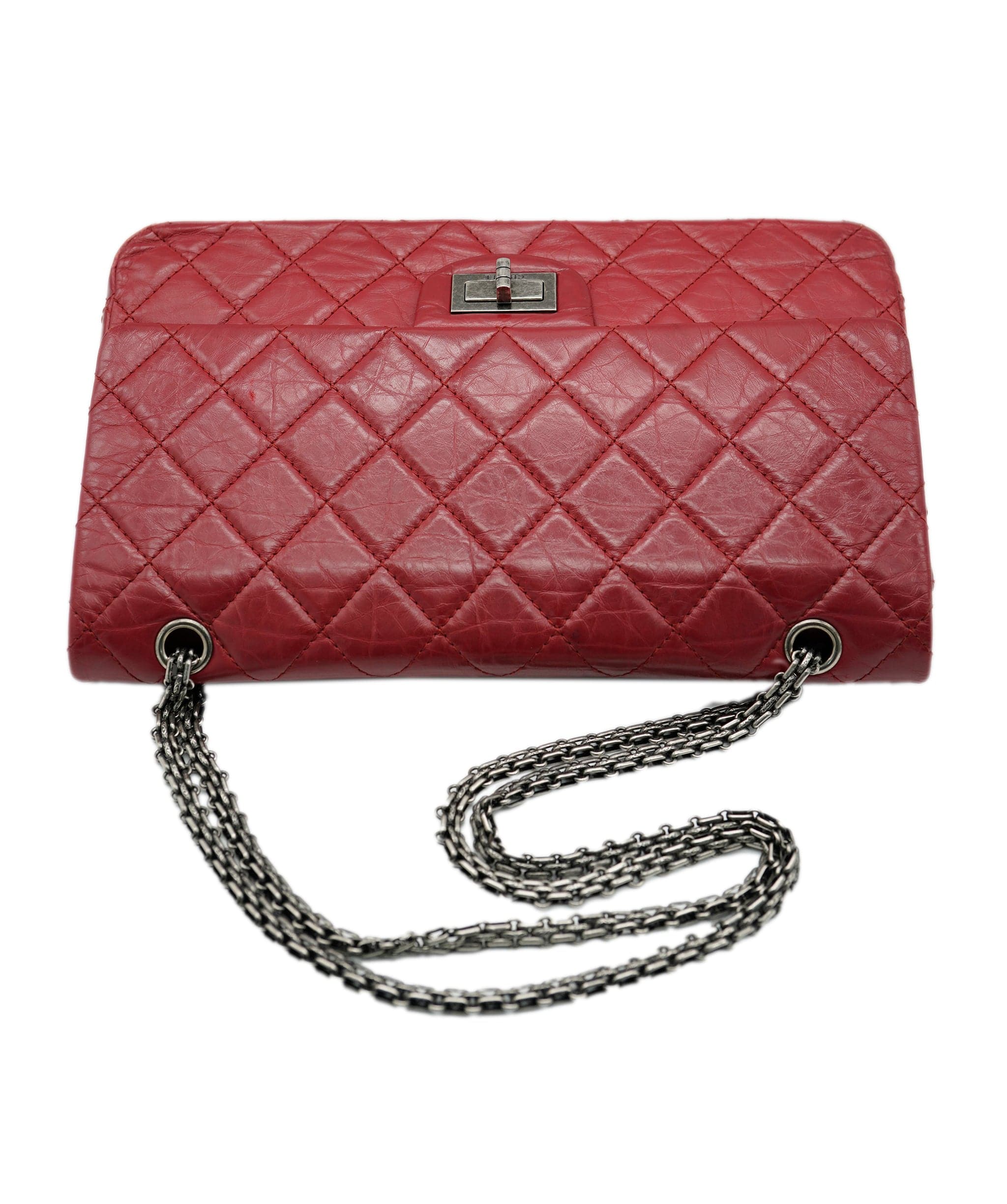 Hermès Chanel Bag 2,55 maxi red shw AVC1112