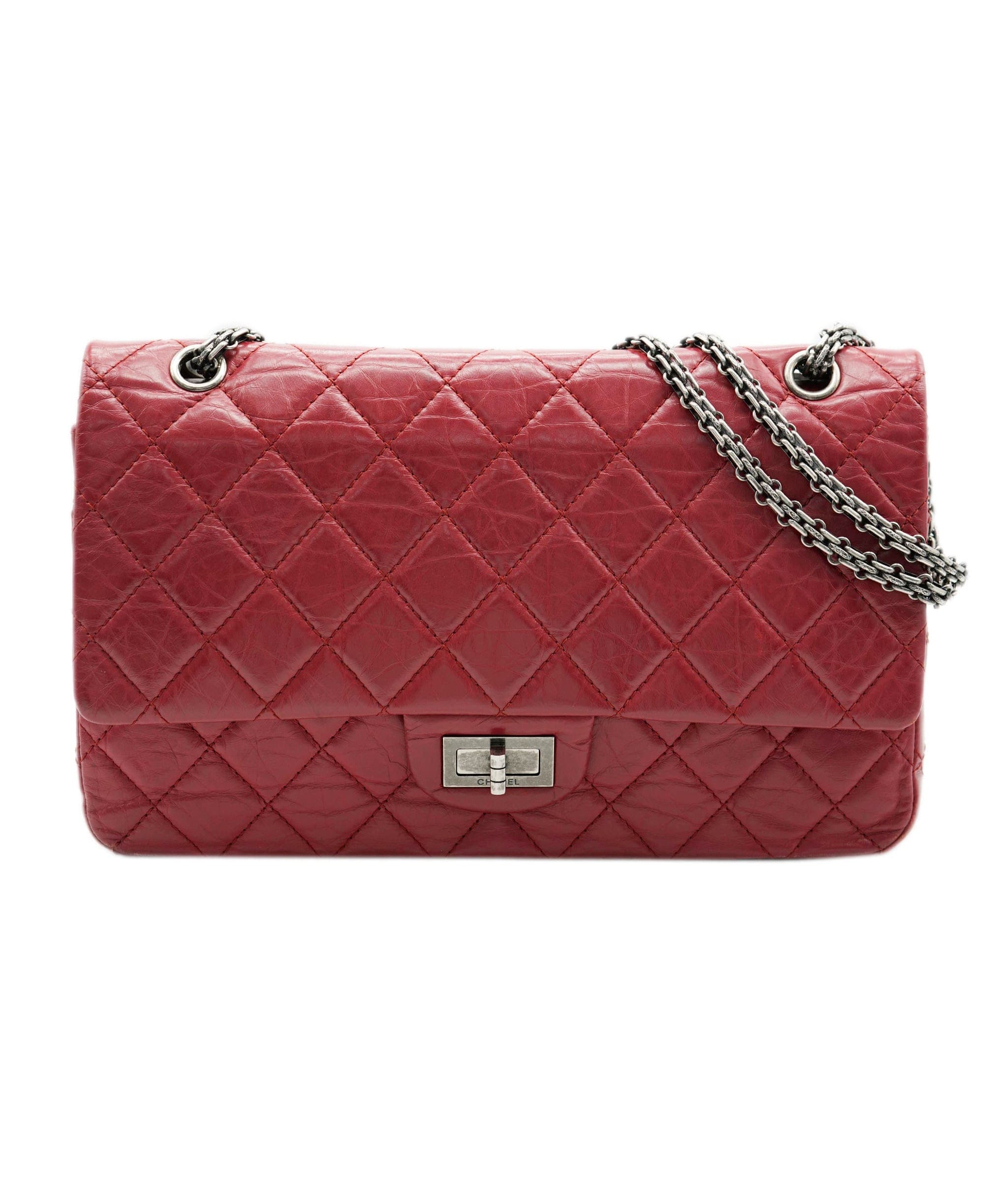 Hermès Chanel Bag 2,55 maxi red shw AVC1112