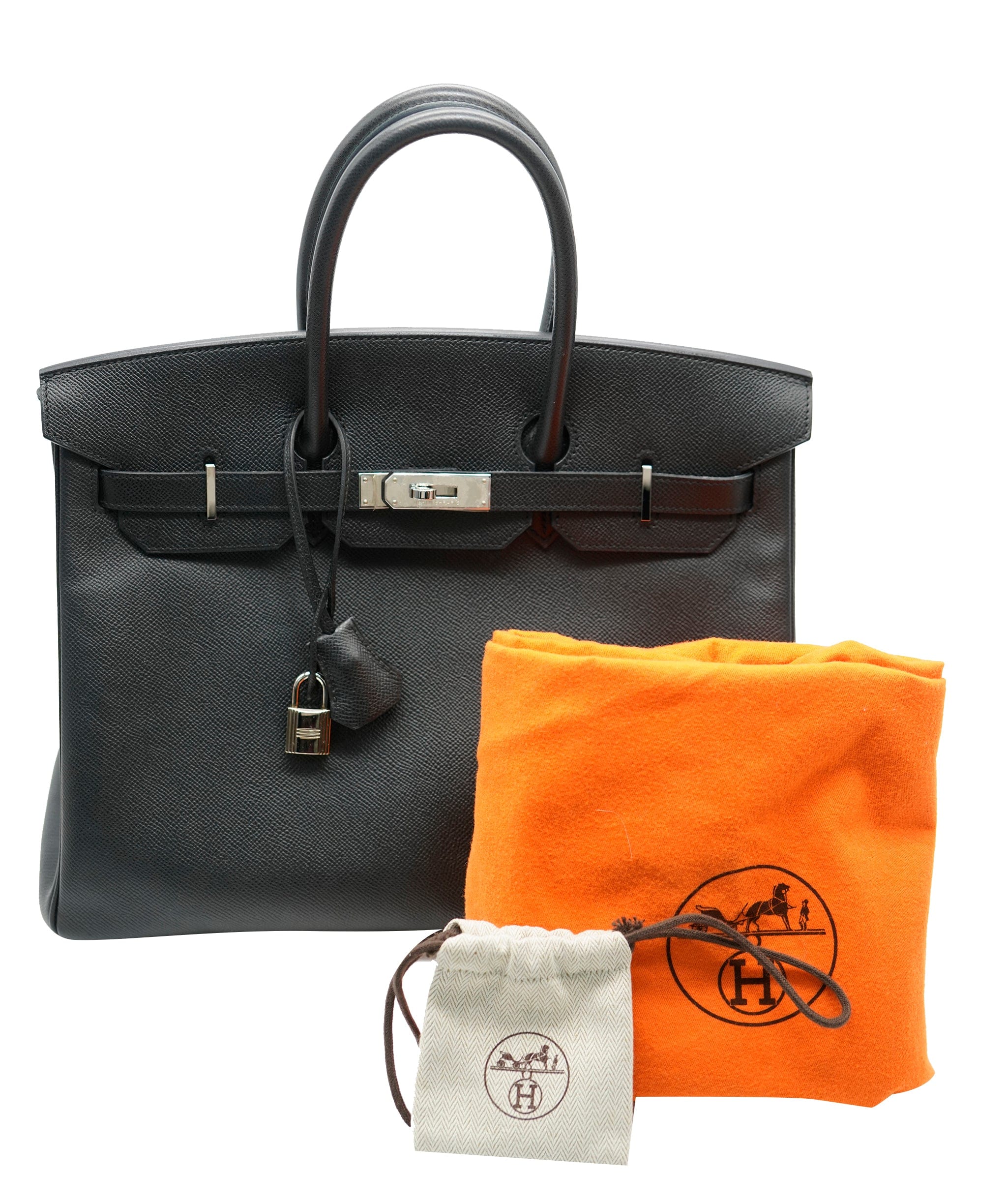 Hermès Hemes Birkin black epsom 35 ASL10292