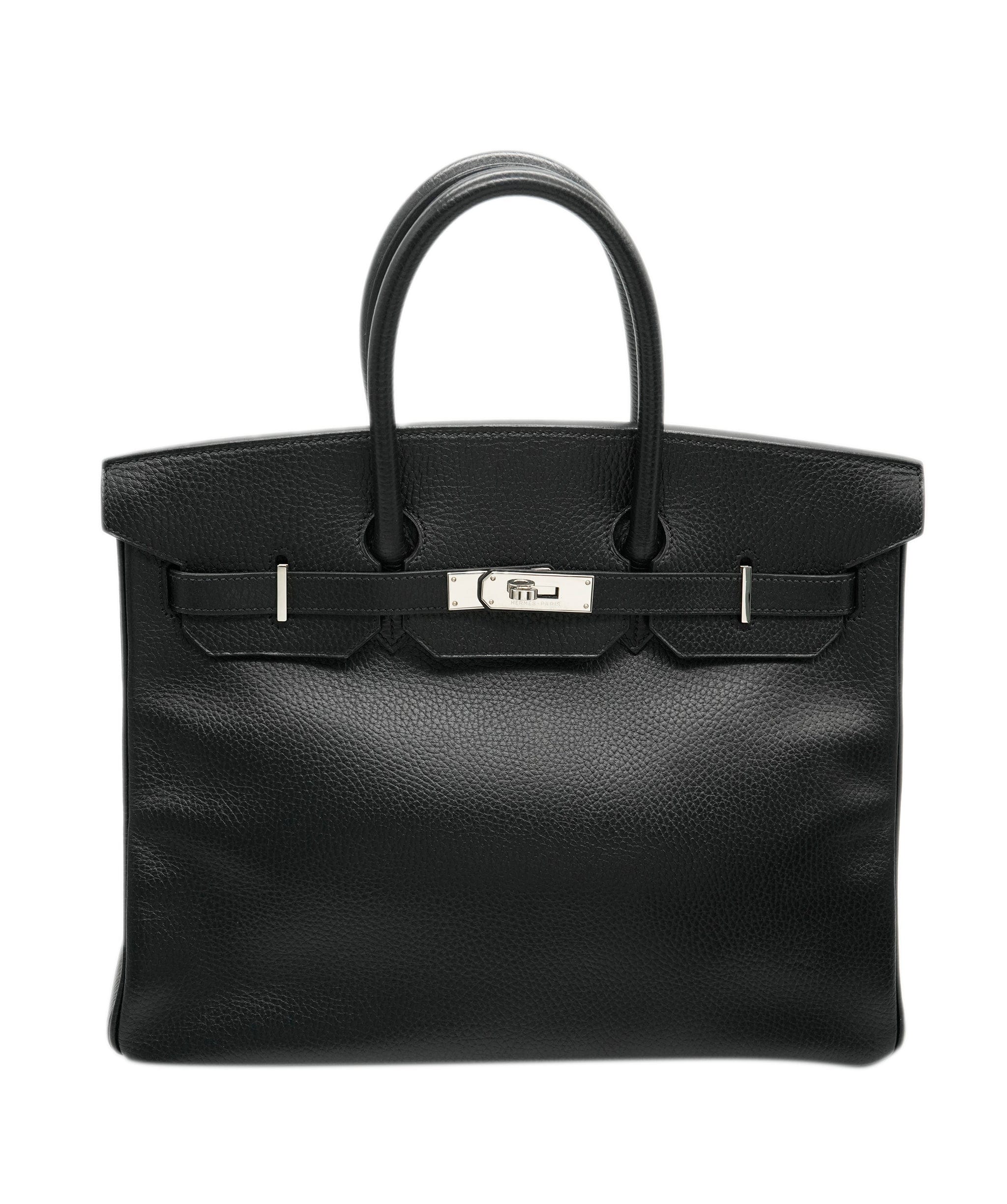 Hermès Hermès 35 Black Birkin with PHW - ASL10262