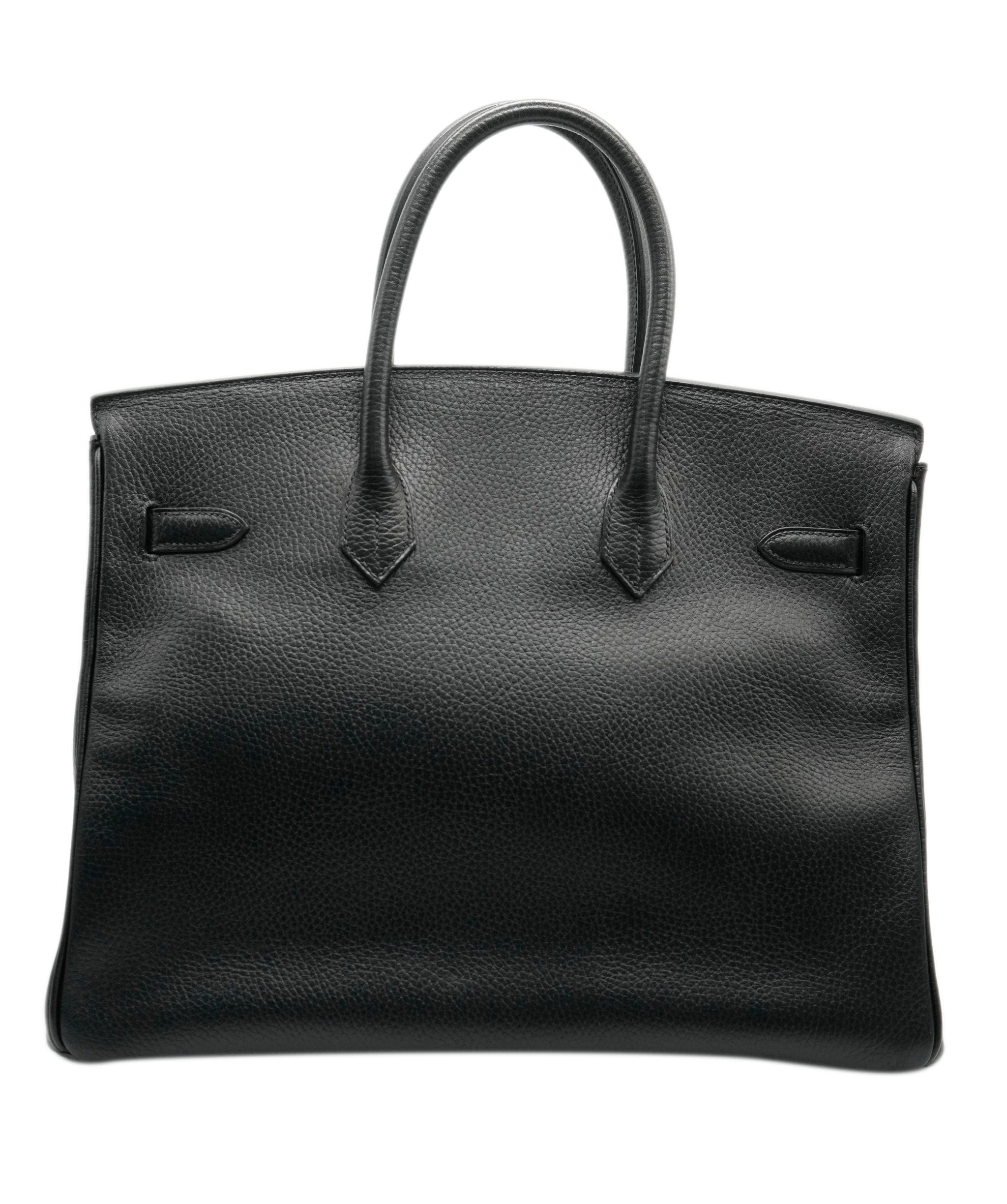 Hermès Hermès 35 Black Birkin with PHW - ASL10262