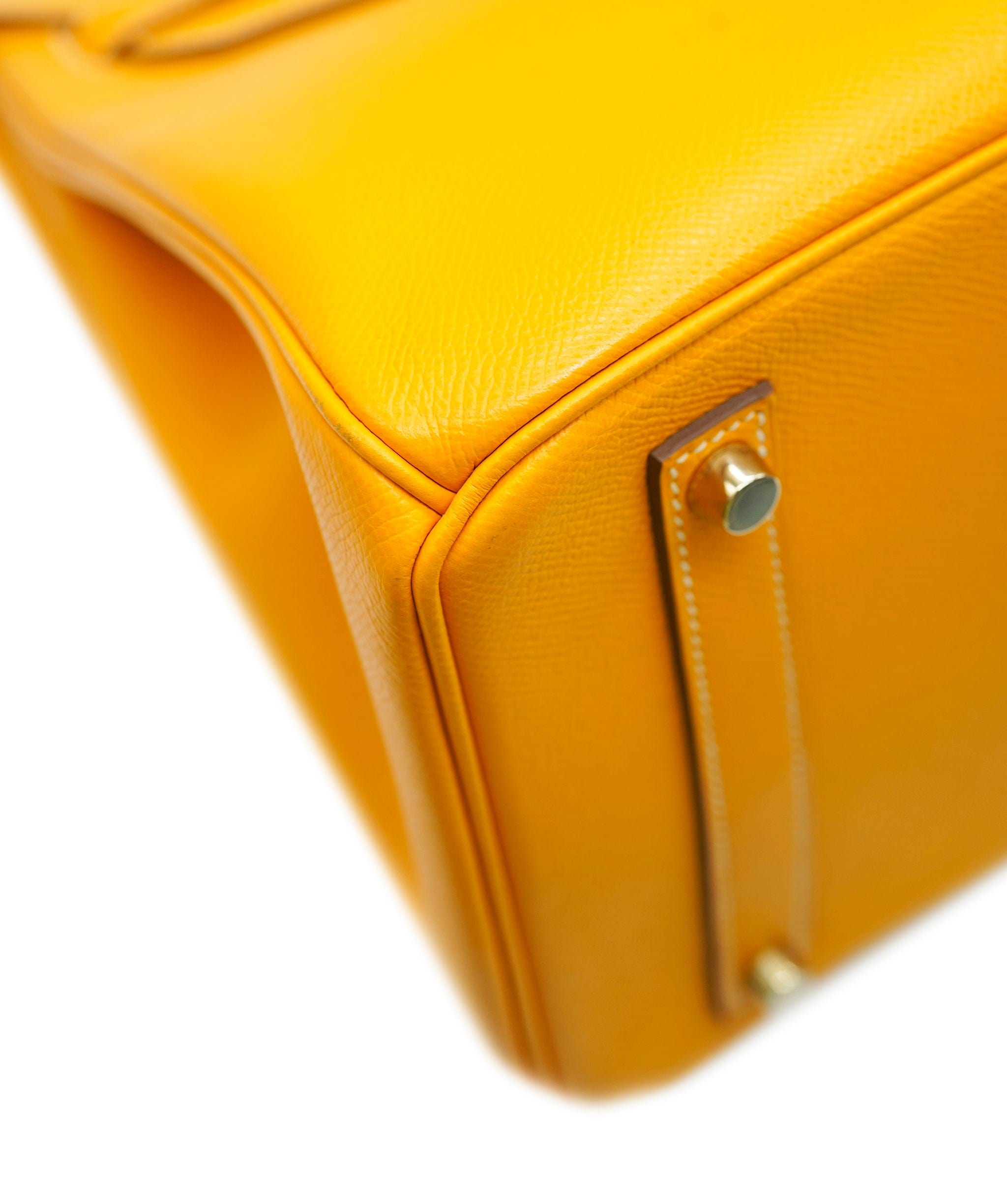 Hermès Hermes B35 Jaune D'or Candy Collection With Potiron Interior Epsom Permabrass hardware ASC4996