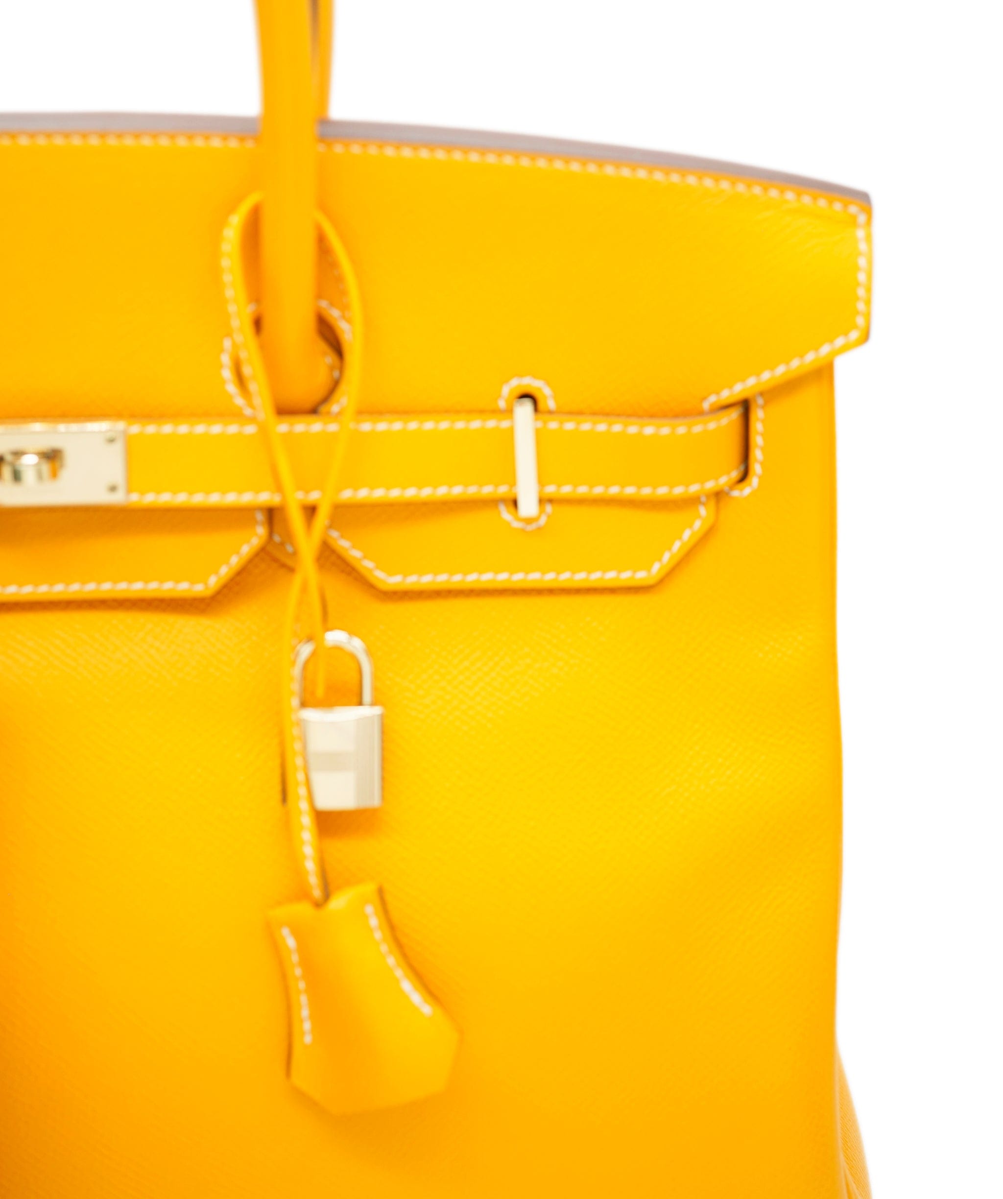 Hermès Hermes B35 Jaune D'or Candy Collection With Potiron Interior Epsom Permabrass hardware ASC4996