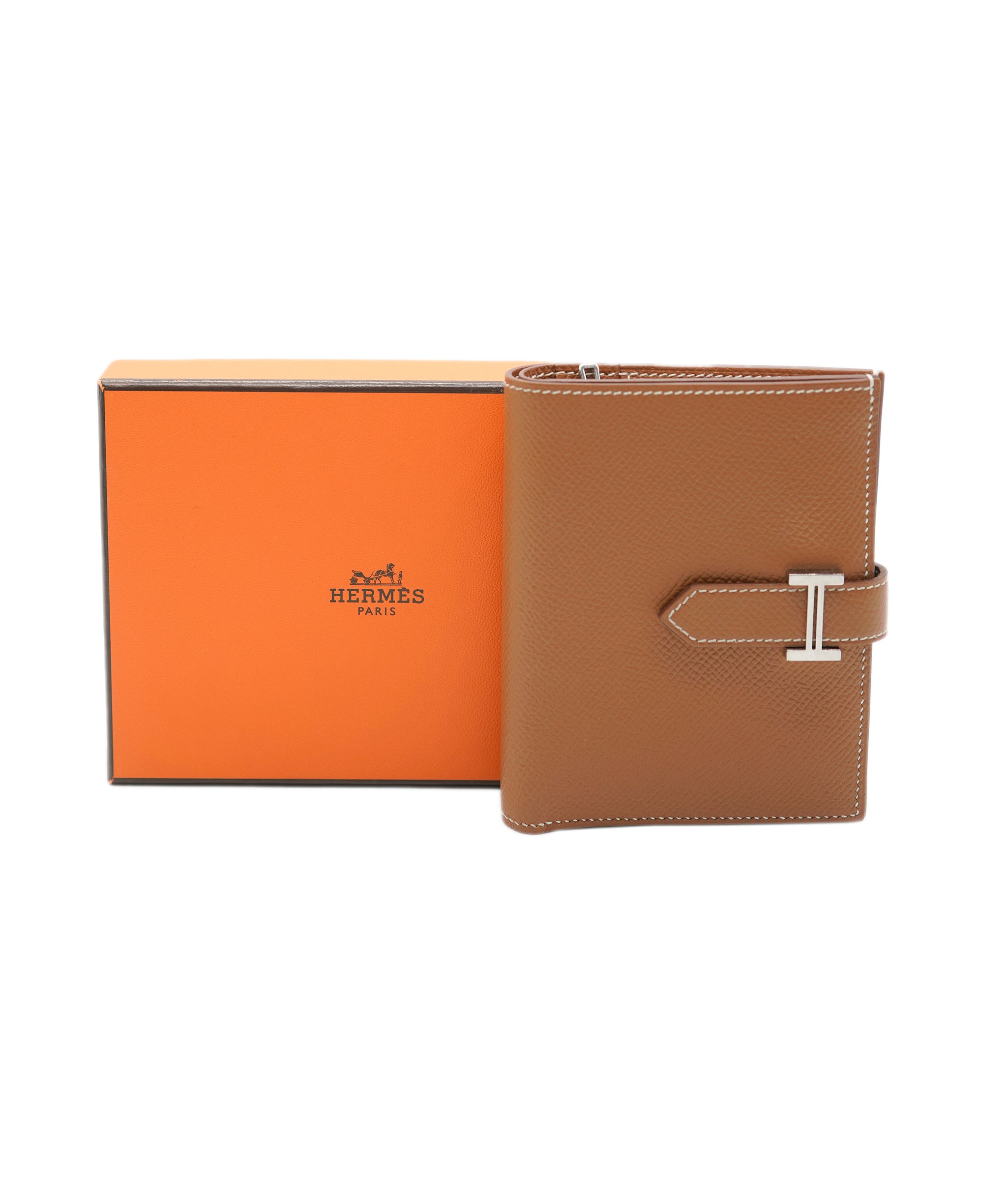 Hermès Hermès bearn wallet gold phw ALC1196