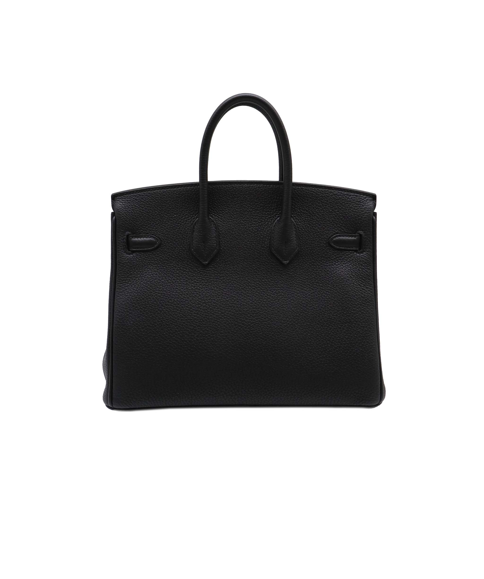 Hermès HERMES BIRKIN 25 BLACK TOGO HAND BAG U GHW 90252987 DXBS1407