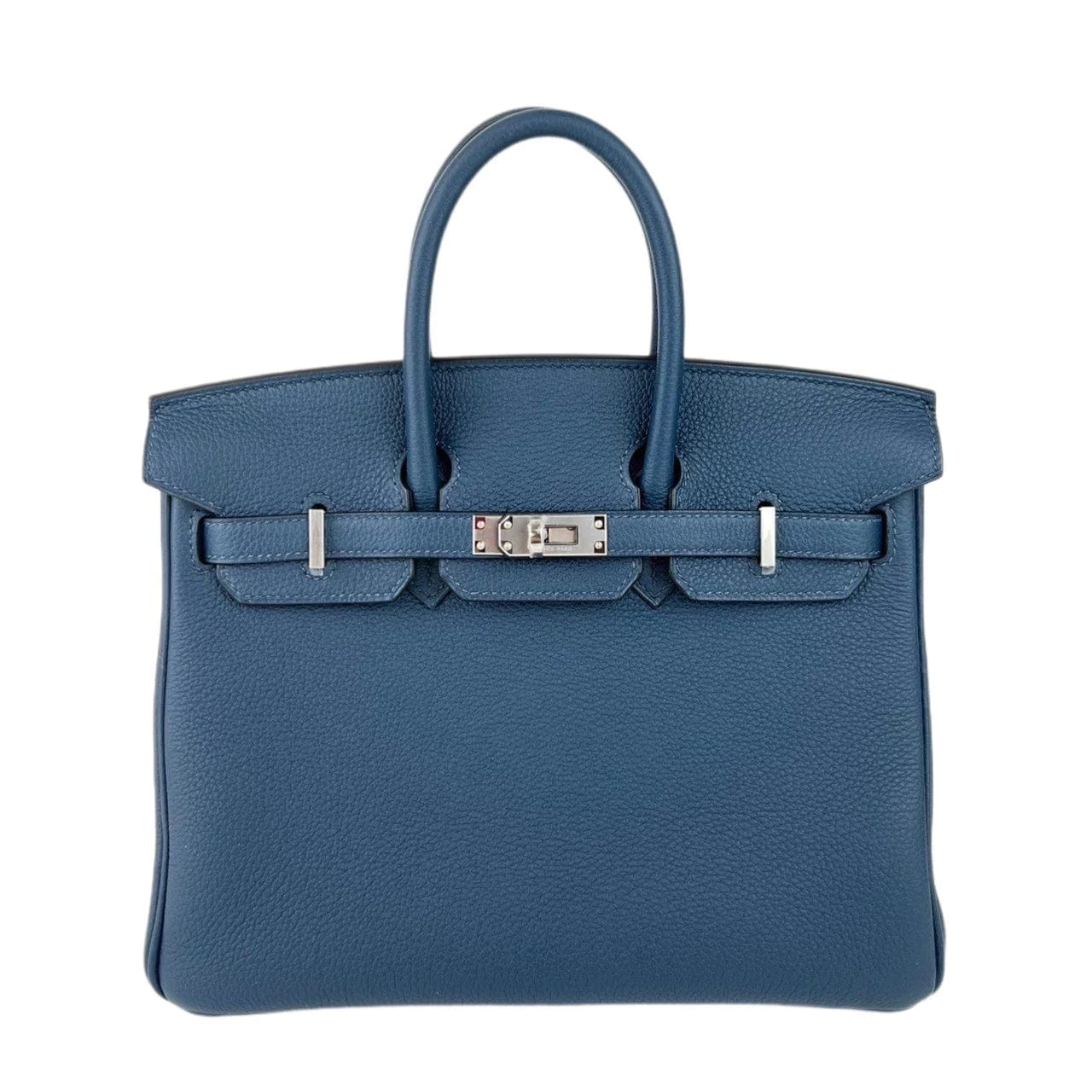 *Hermès Birkin 25 Blue de Prusse Togo PHW #W SKCB-092958