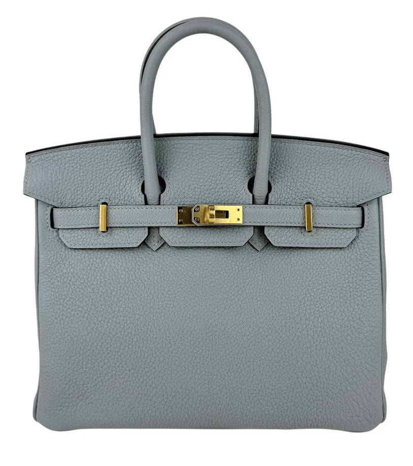 Hermès Hermes Birkin 25 Blue glacier Togo GHW #W SKCB-127400