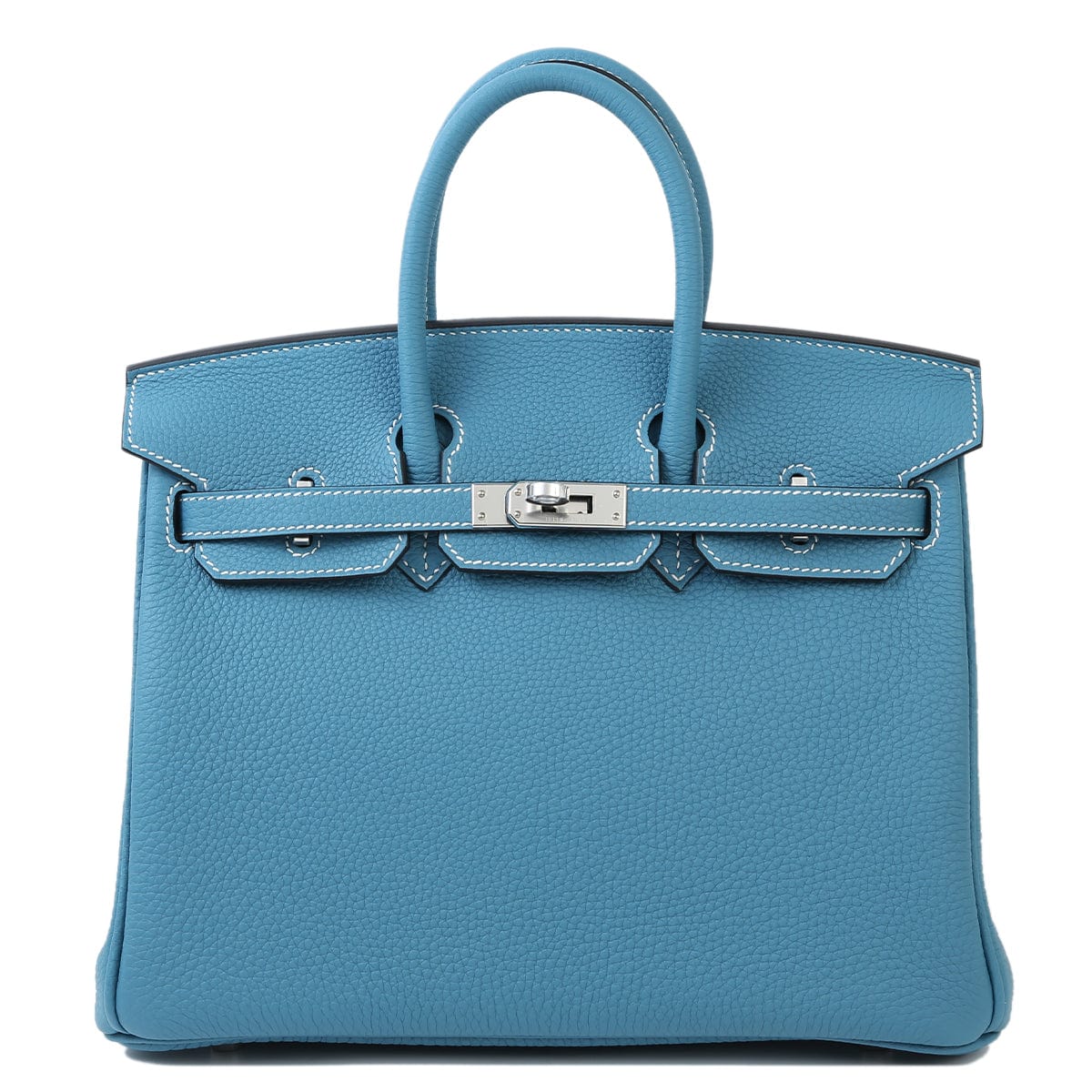 Hermès Hermes Birkin 25 Blue Jean Togo PHW #W SKCB-088990