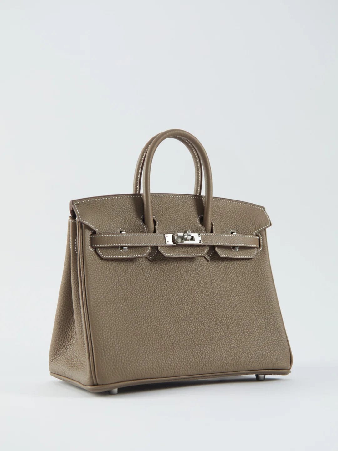 Hermès Hermès Birkin 25 Etoupe Togo PHW #U ASL10614