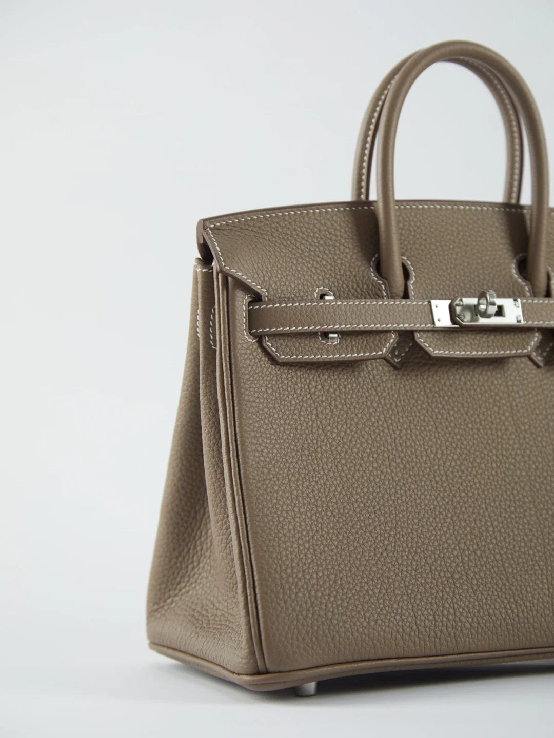 Hermès Hermès Birkin 25 Etoupe Togo PHW #U ASL10614