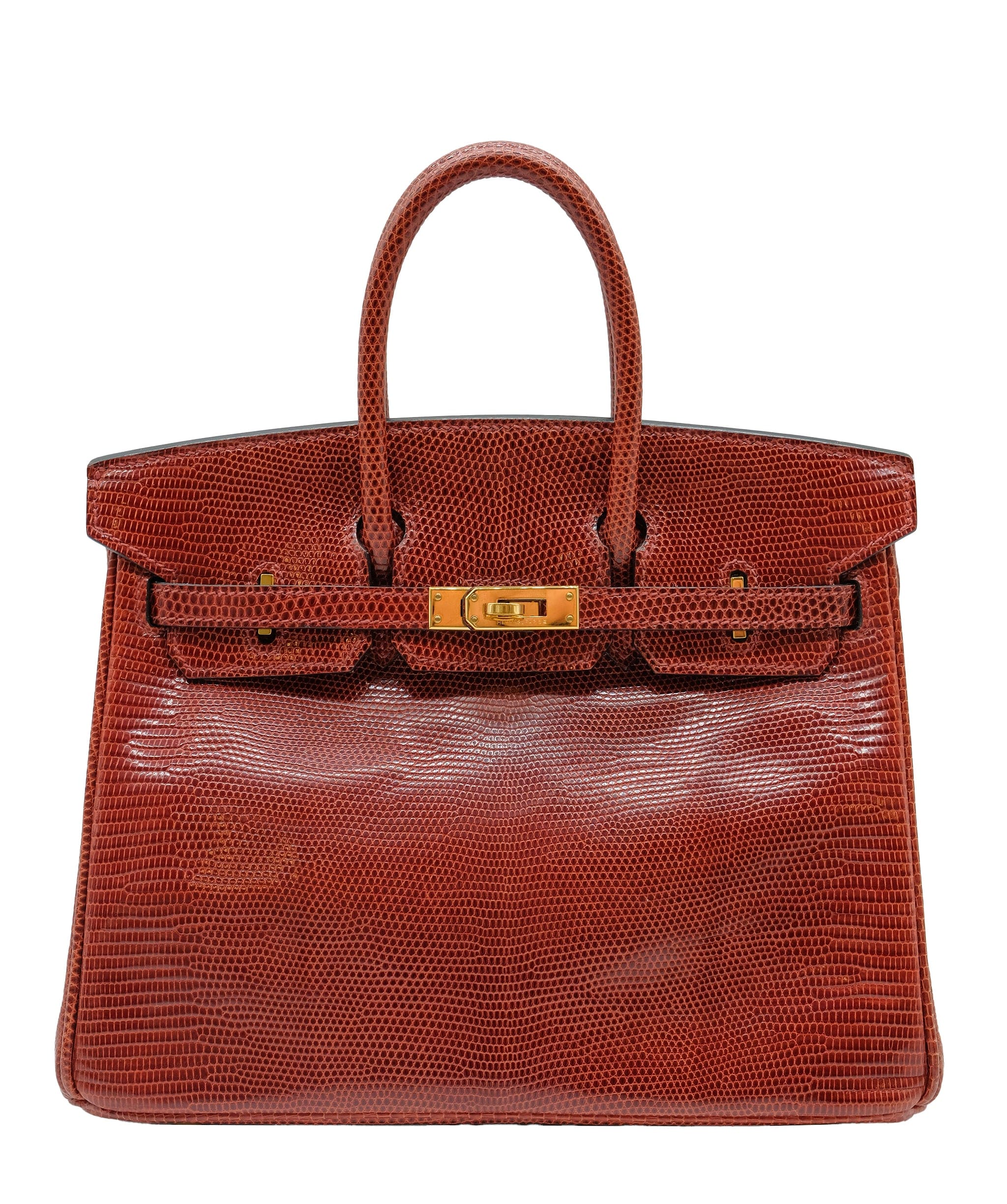 Hermès Hermes Birkin 25 Etrusque Lizard GHW #M SKL1725