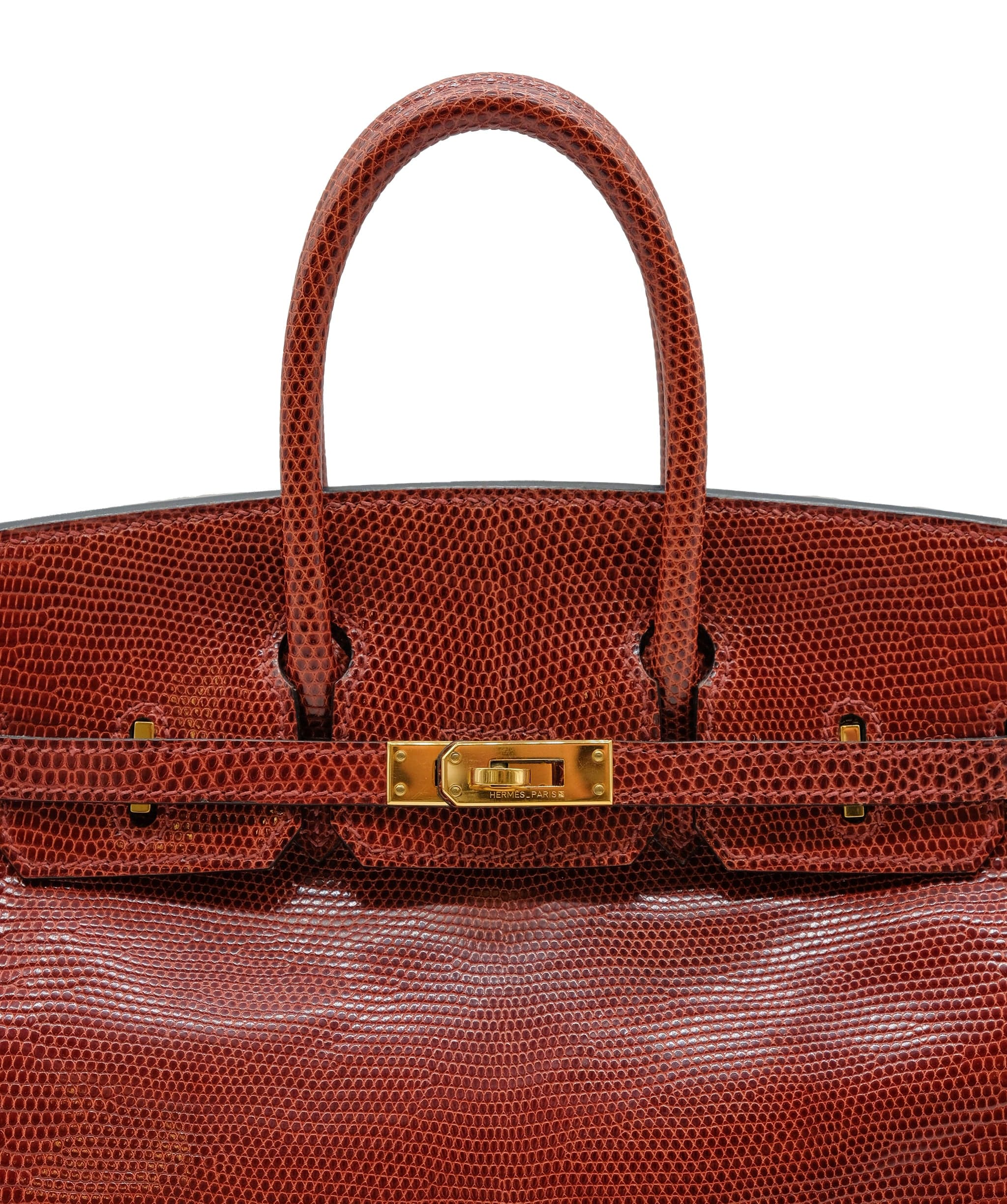 Hermès Hermes Birkin 25 Etrusque Lizard GHW #M SKL1725