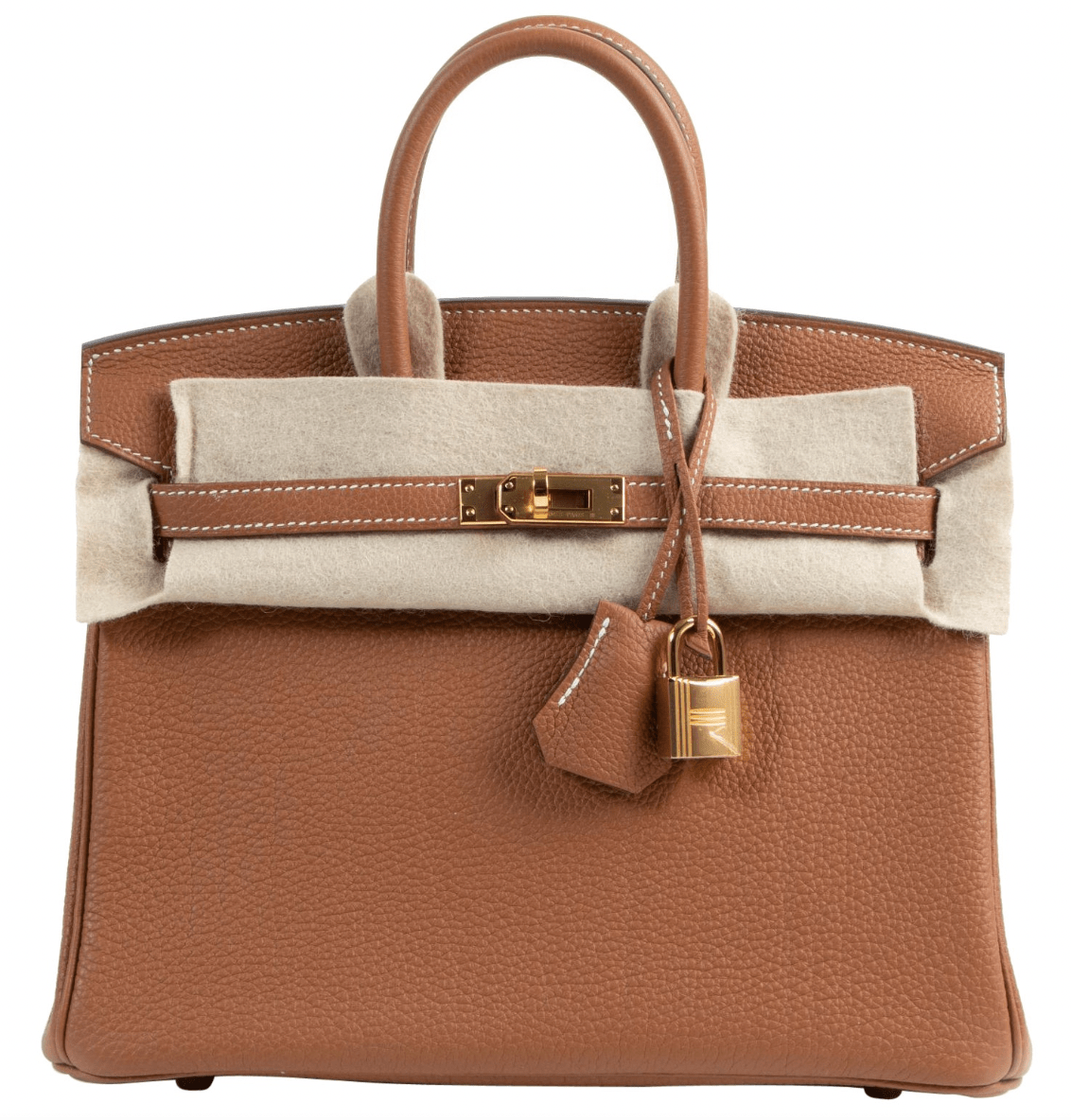 Hermès Hermes Birkin 25 Gold Togo GHW #B SKC1635