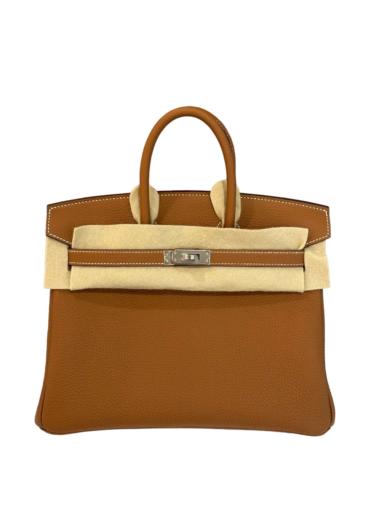 Hermès Hermes Birkin 25 Gold Togo PHW #B SKC1636