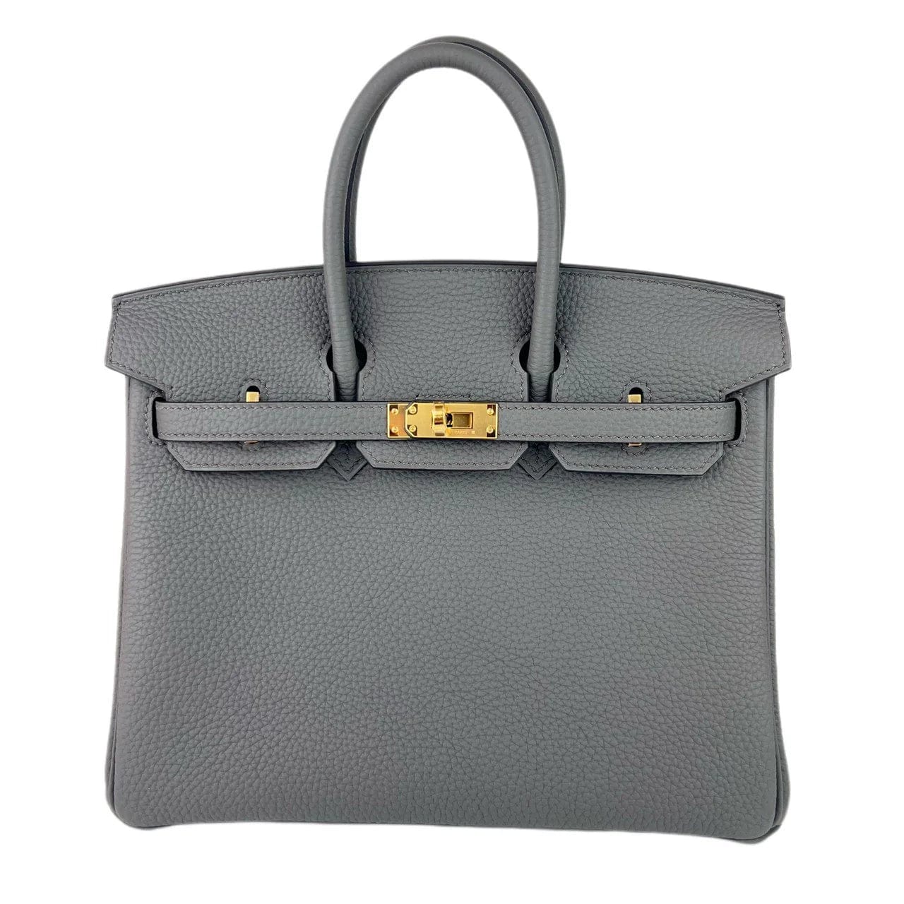 Hermès Hermes Birkin 25 Gris Meyer Togo GHW #U SKCB-119265