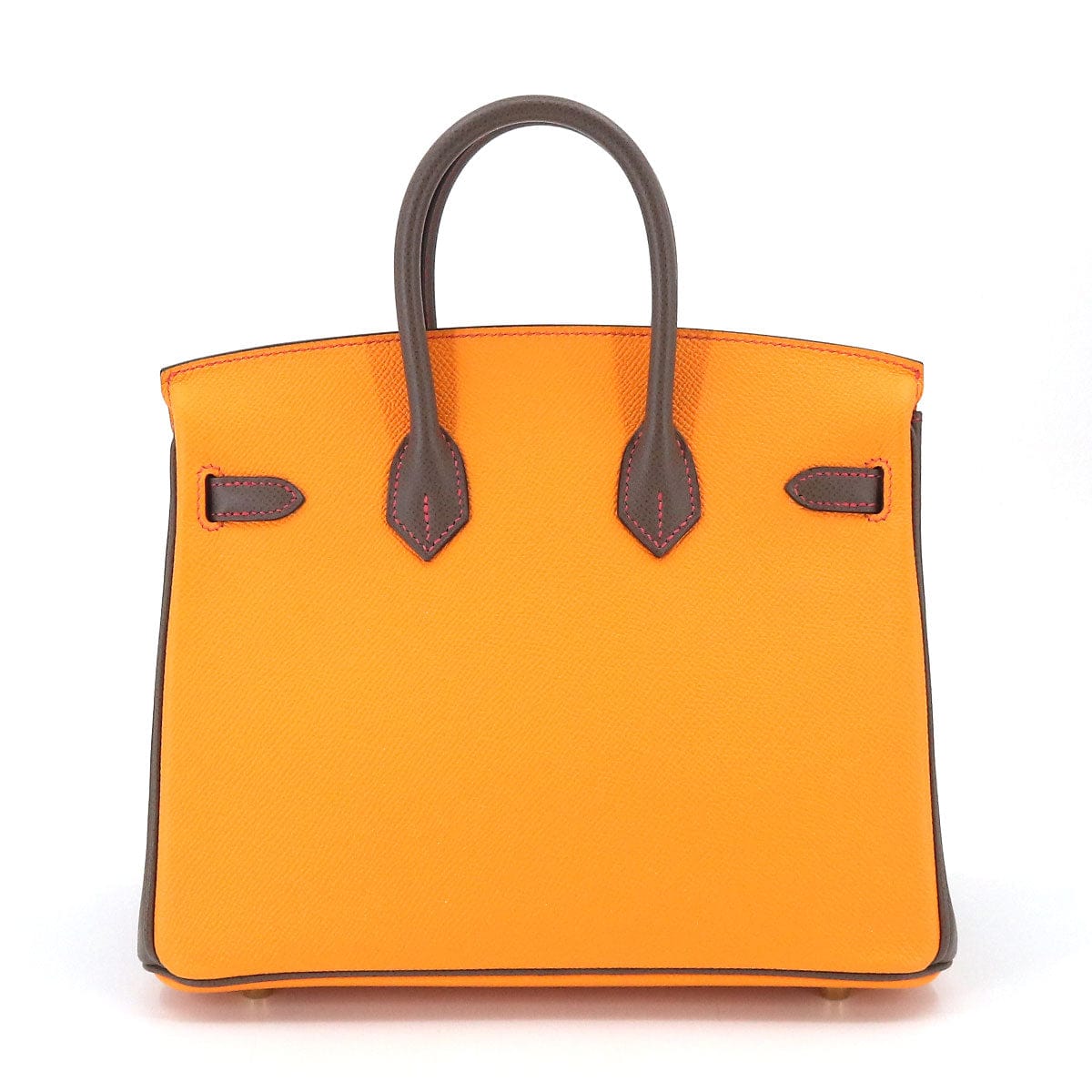 Hermès Hermes Birkin 25 HSS Jaune Dor / Taupe Epsom GHW #A ASL8698