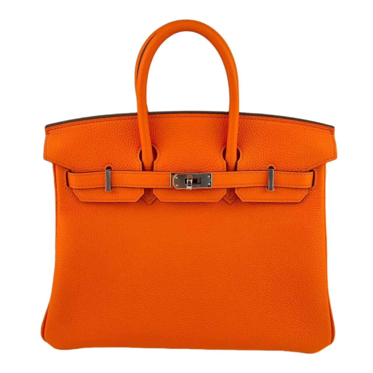 Hermès Hermes Birkin 25 Orange Minimum Togo PHW #B SKCB-104563