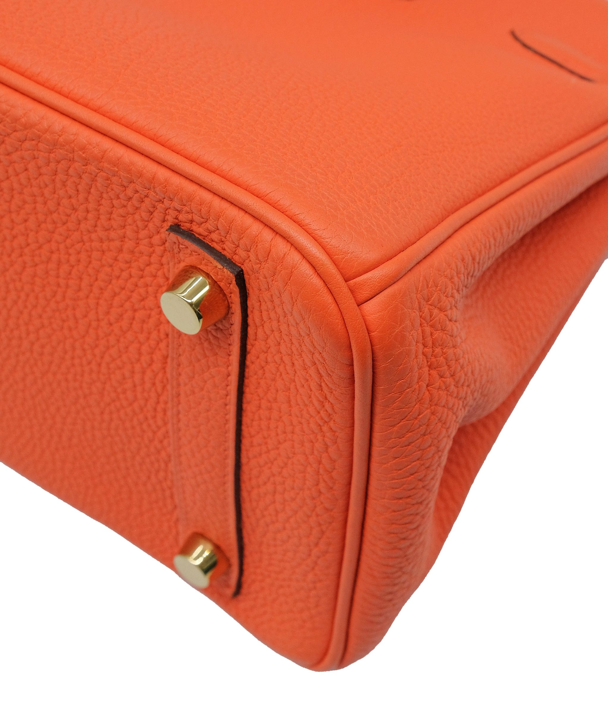 Hermès Hermes Birkin 25 Orange Poppy Togo GHW RJC3727