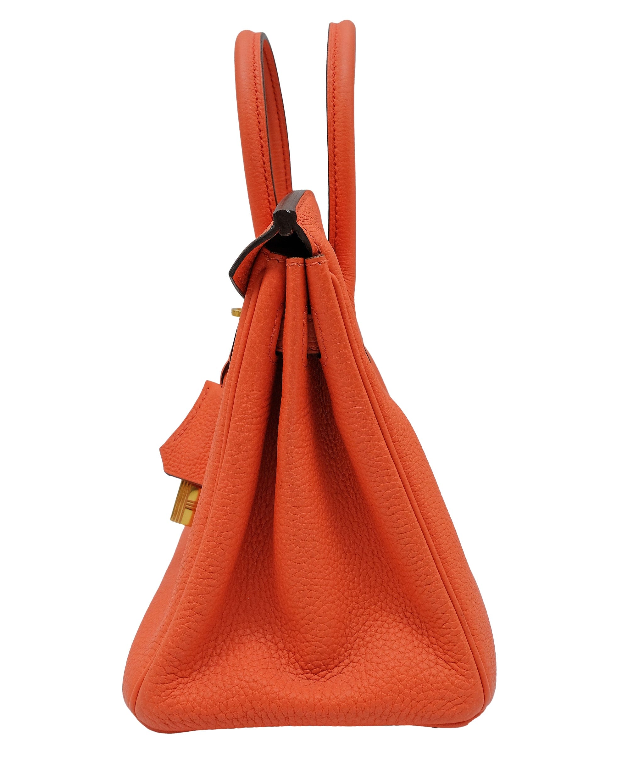 Hermès Hermes Birkin 25 Orange Poppy Togo GHW RJC3727