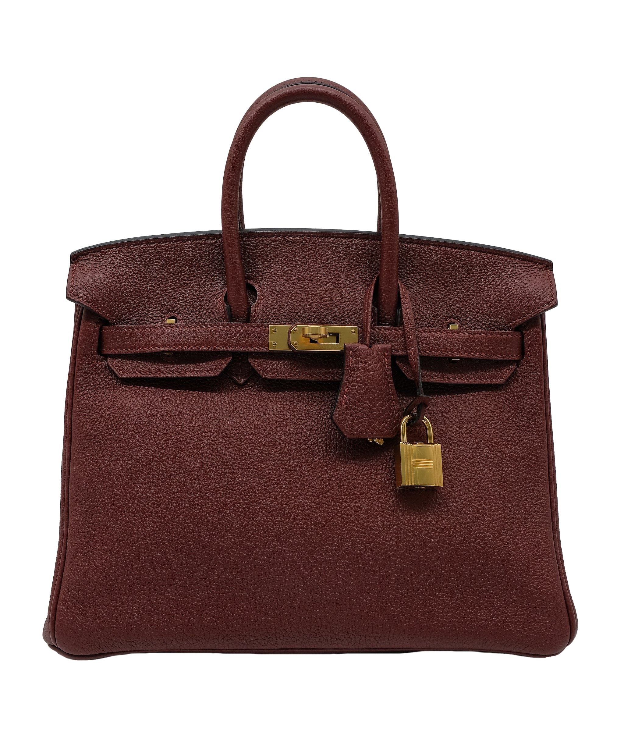 Hermès Hermes Birkin 25 Rouge H Togo GHW #Y SKL1723