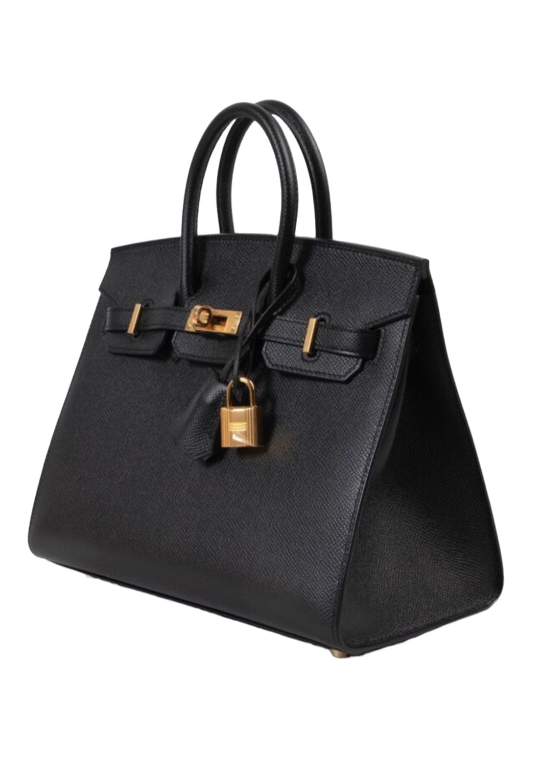 Hermès Hermes Birkin 25 Sellier Black Epsom GHW #B SKC1680