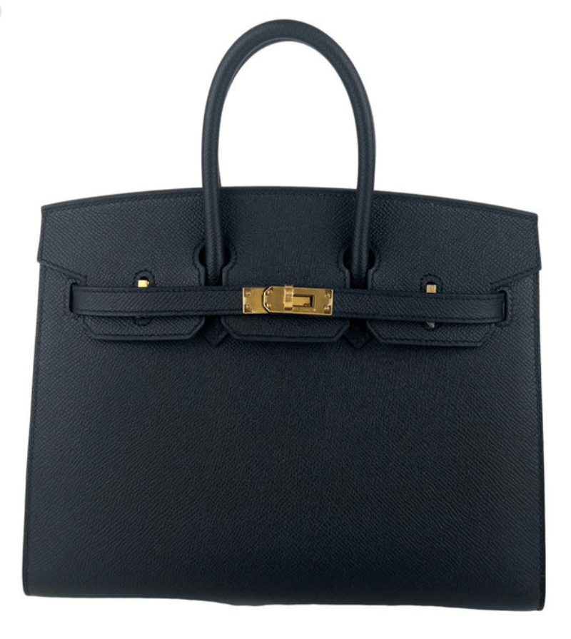 Hermès Hermes Birkin 25 Sellier Black Epsom GHW #U SKCB-144974