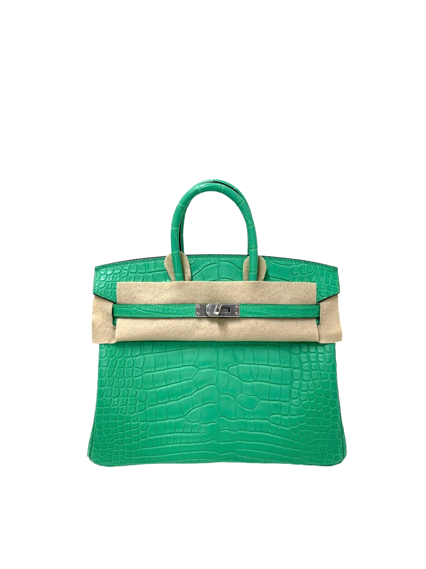 Hermès Hermes Birkin 25 Vert comics Matte Alligator PHW #B SKCB-085298