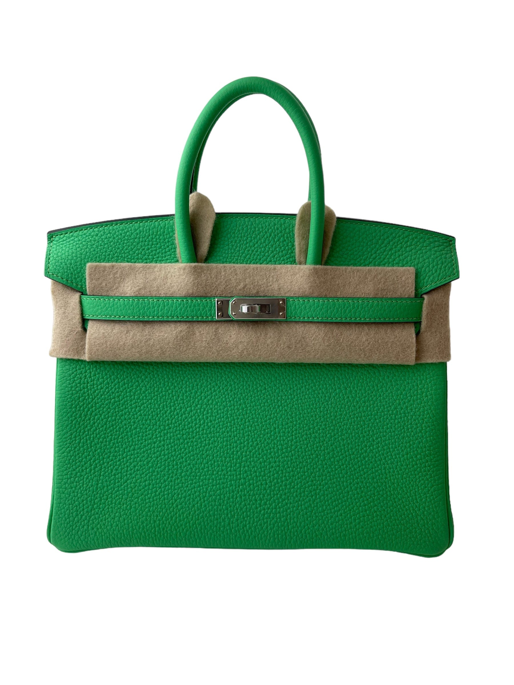 Hermès *Hermes Birkin 25 Vert comics Togo PHW #B SKCB-071574