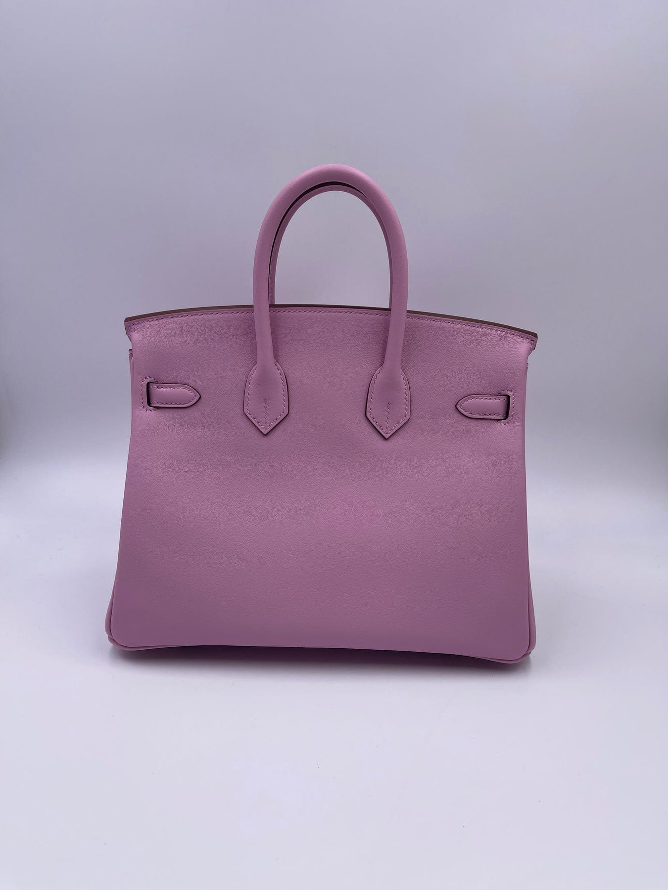 Hermès HERMÈS BIRKIN 25CM MAUVE SYLVESTER Swift Leather with Rose Gold Hardware