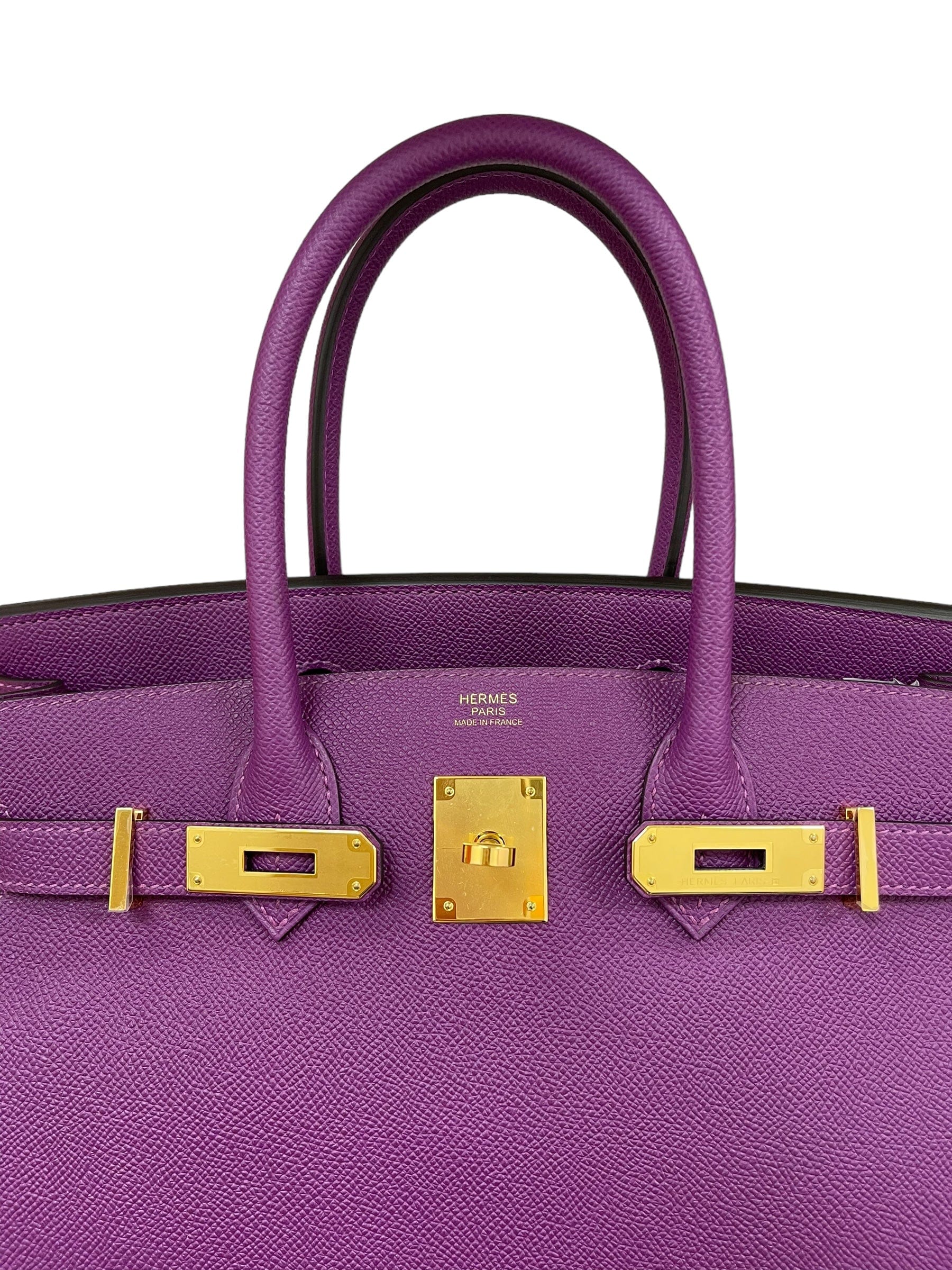 Hermès Hermes Birkin 30 Anemone Epsom GHW #Y SKL1724