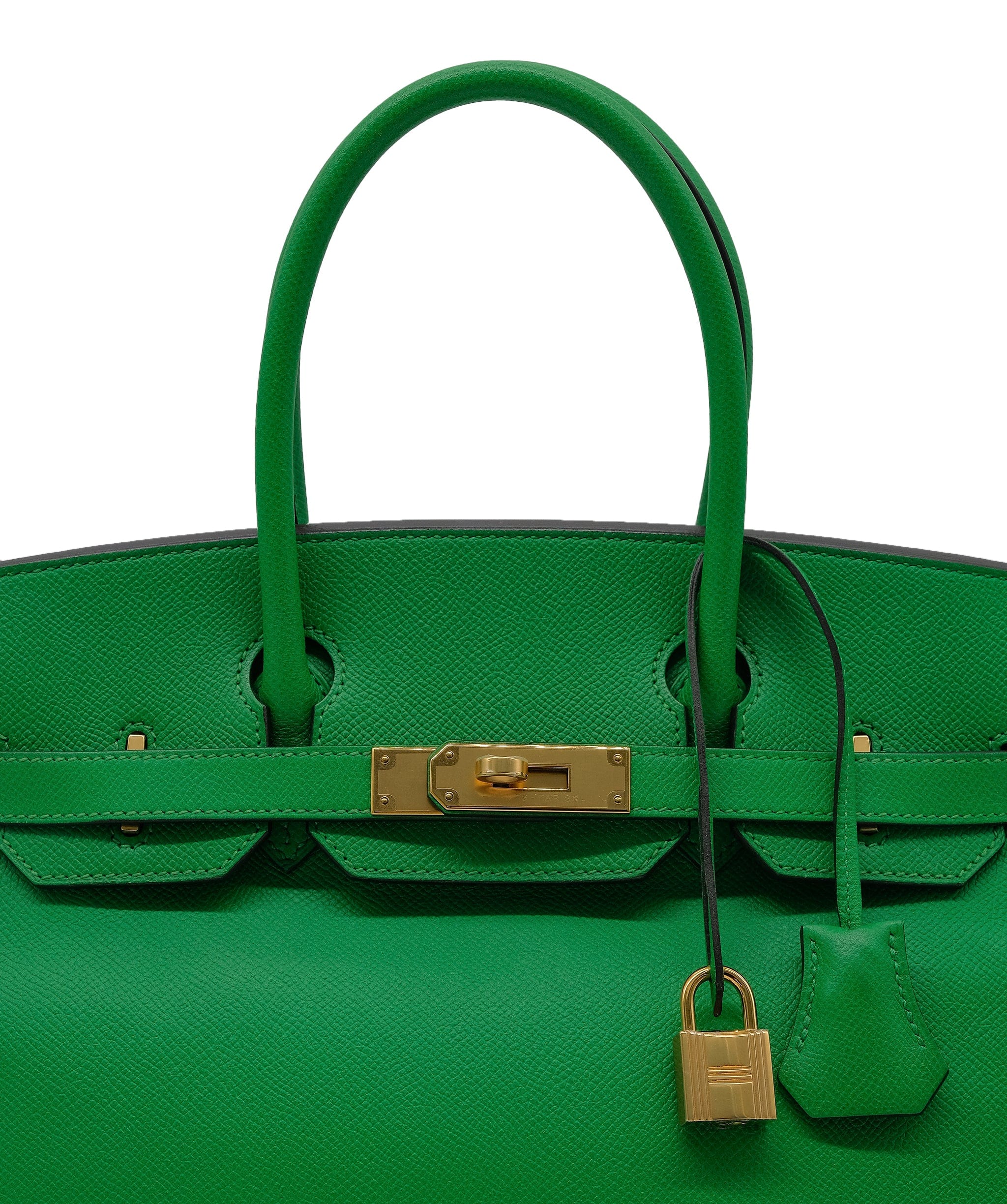 Hermès Hermes Birkin 30 Bamboo Epsom GHW #T SKL1717