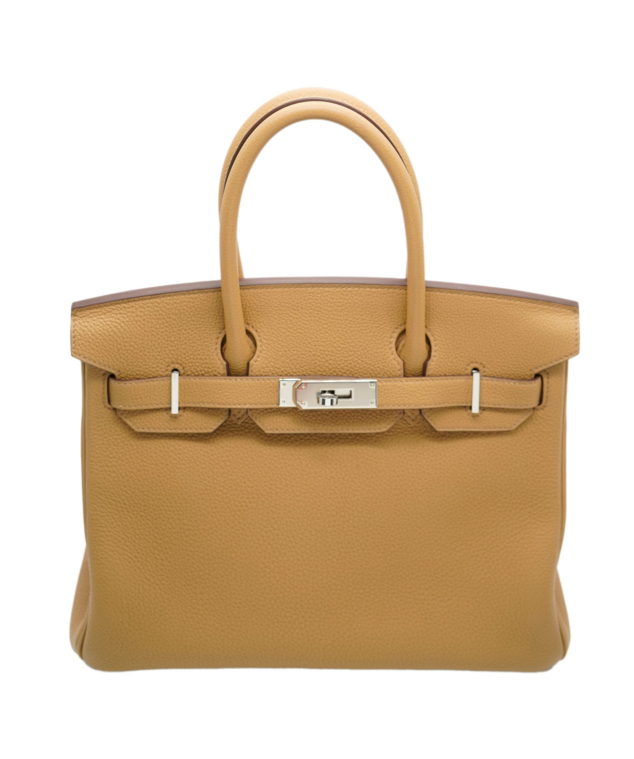 Hermès Hermes Birkin 30 Biscuit Togo with PHW  ALC1253