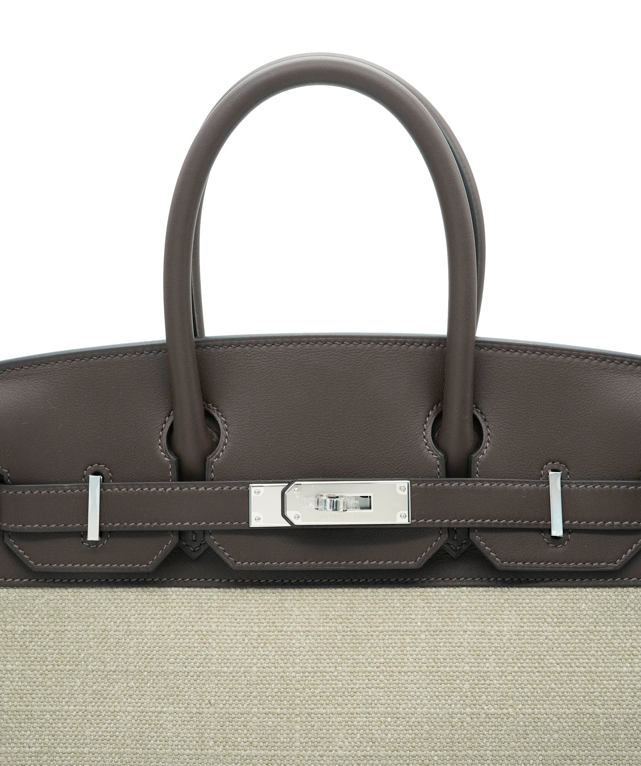 Hermès Hermes Birkin 30 Bivouac Canvas With Brown Swift Leather BNIB 2024 Stamp ALC1790