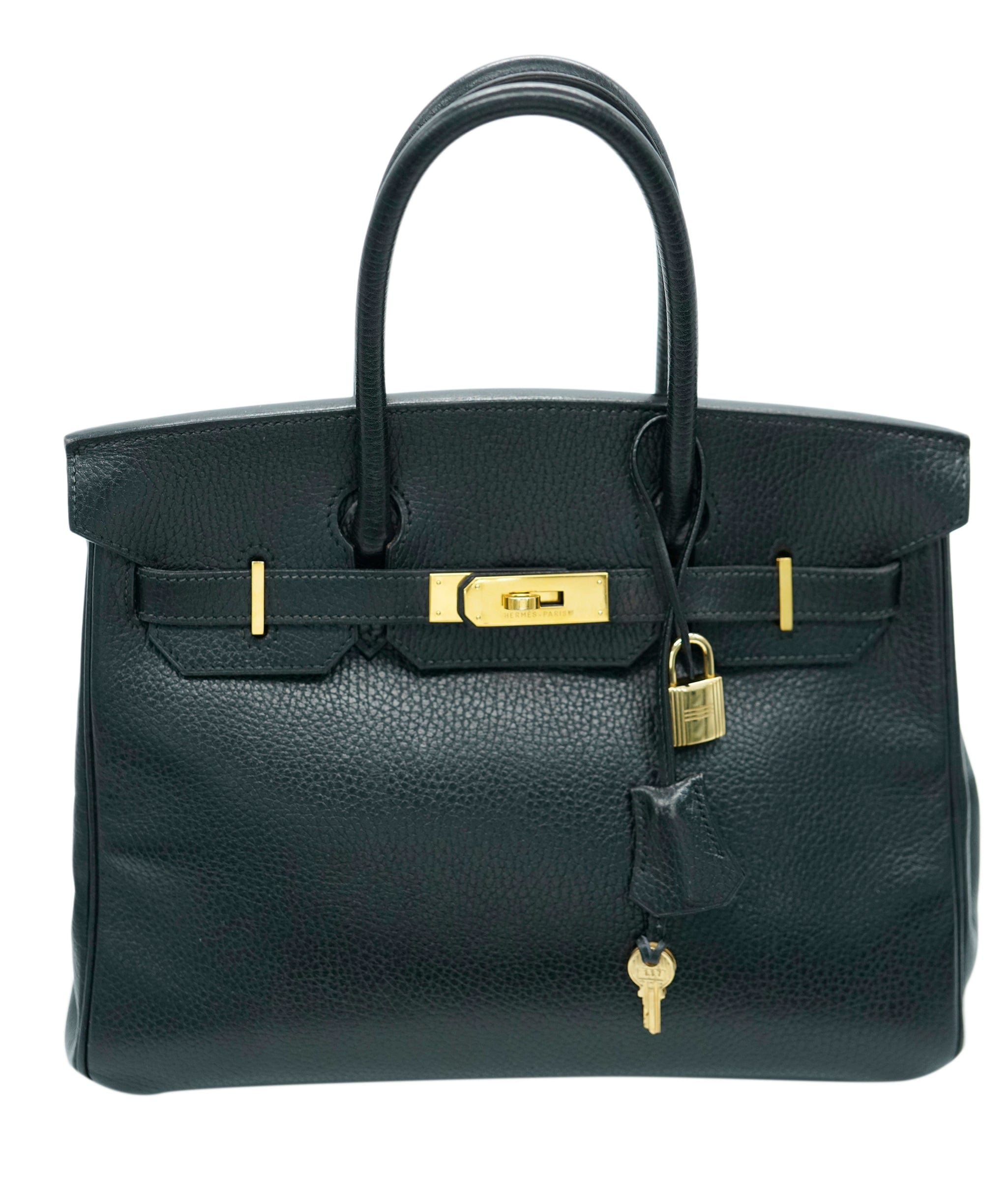 Hermès Hermes Birkin 30 Black Ardennes GHW  ASL10878