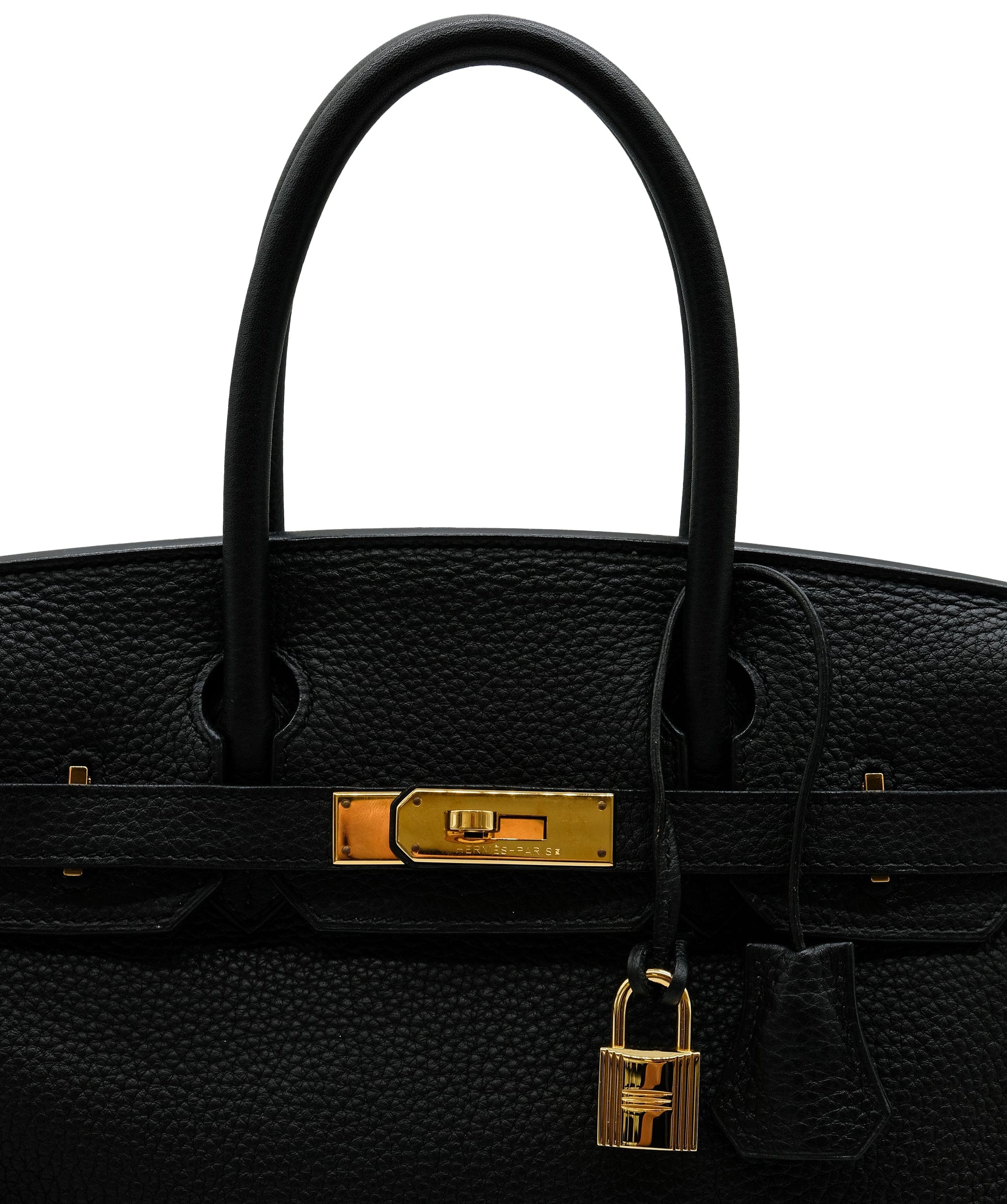 Hermès Hermes Birkin 30 Black Clemence GHW #N DXBS0269