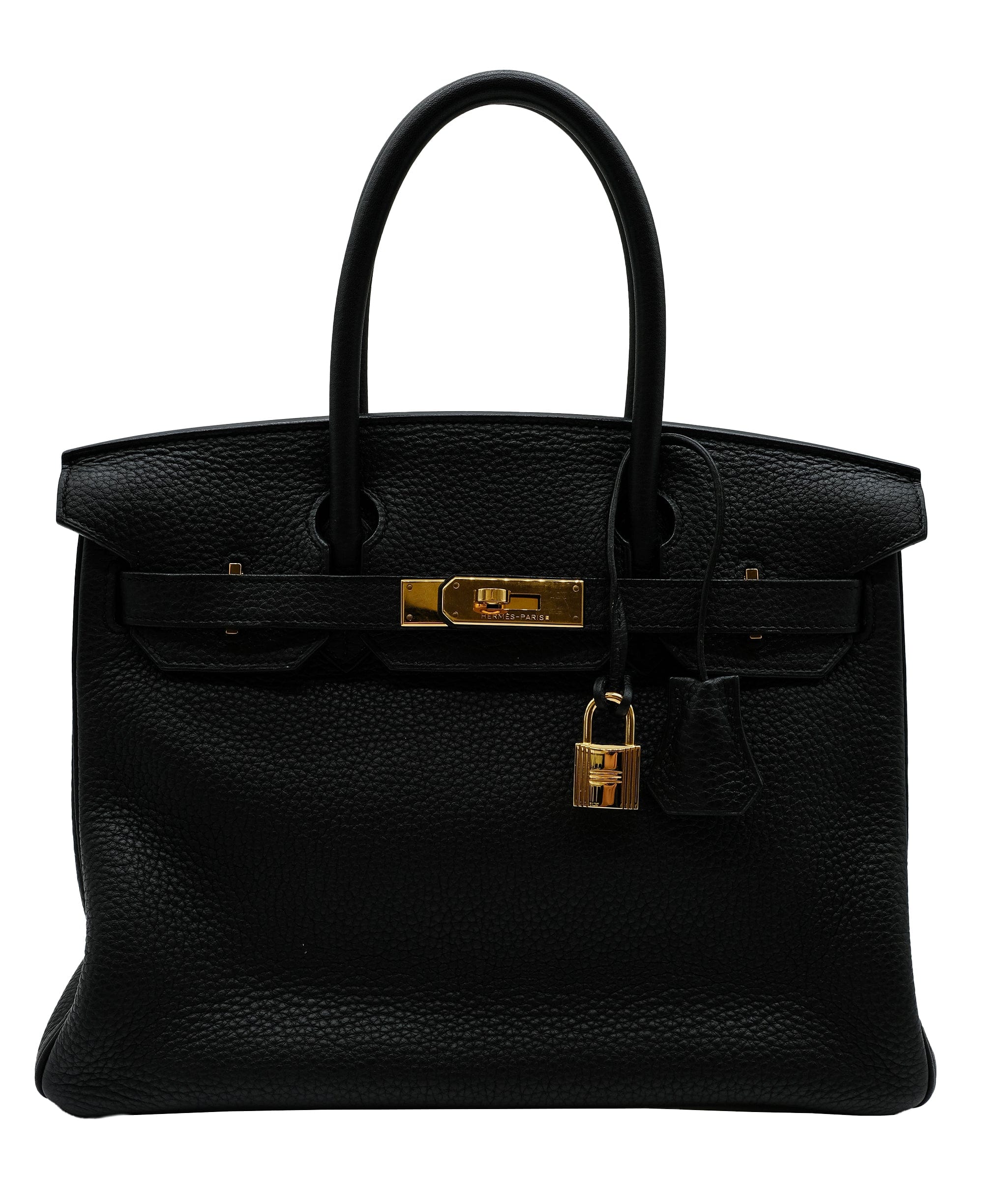 Hermès Hermes Birkin 30 Black Clemence GHW #N DXBS0269