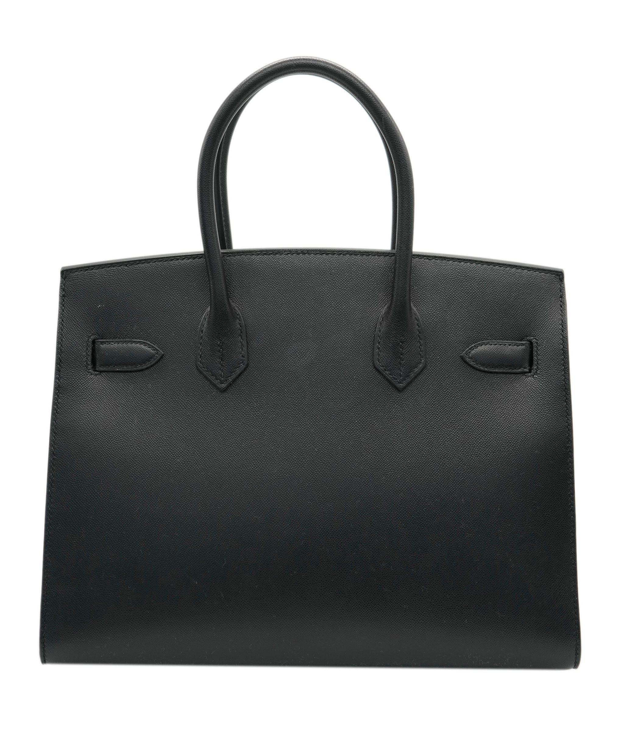 Hermès Hermes birkin 30 black sellier with PHW - AJC0764