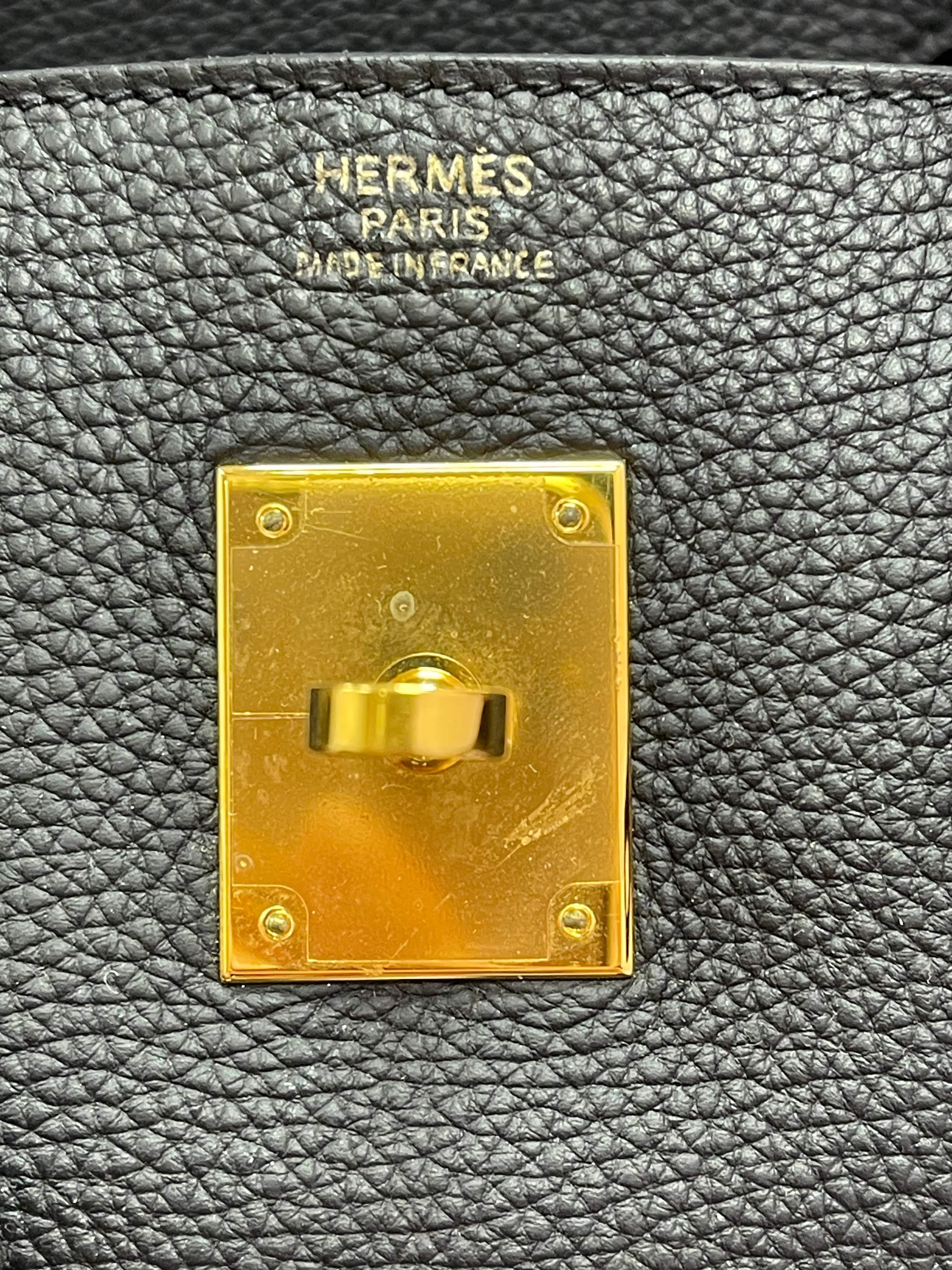 Hermès Hermes Birkin 30 Black Togo GHW #X SKC1709