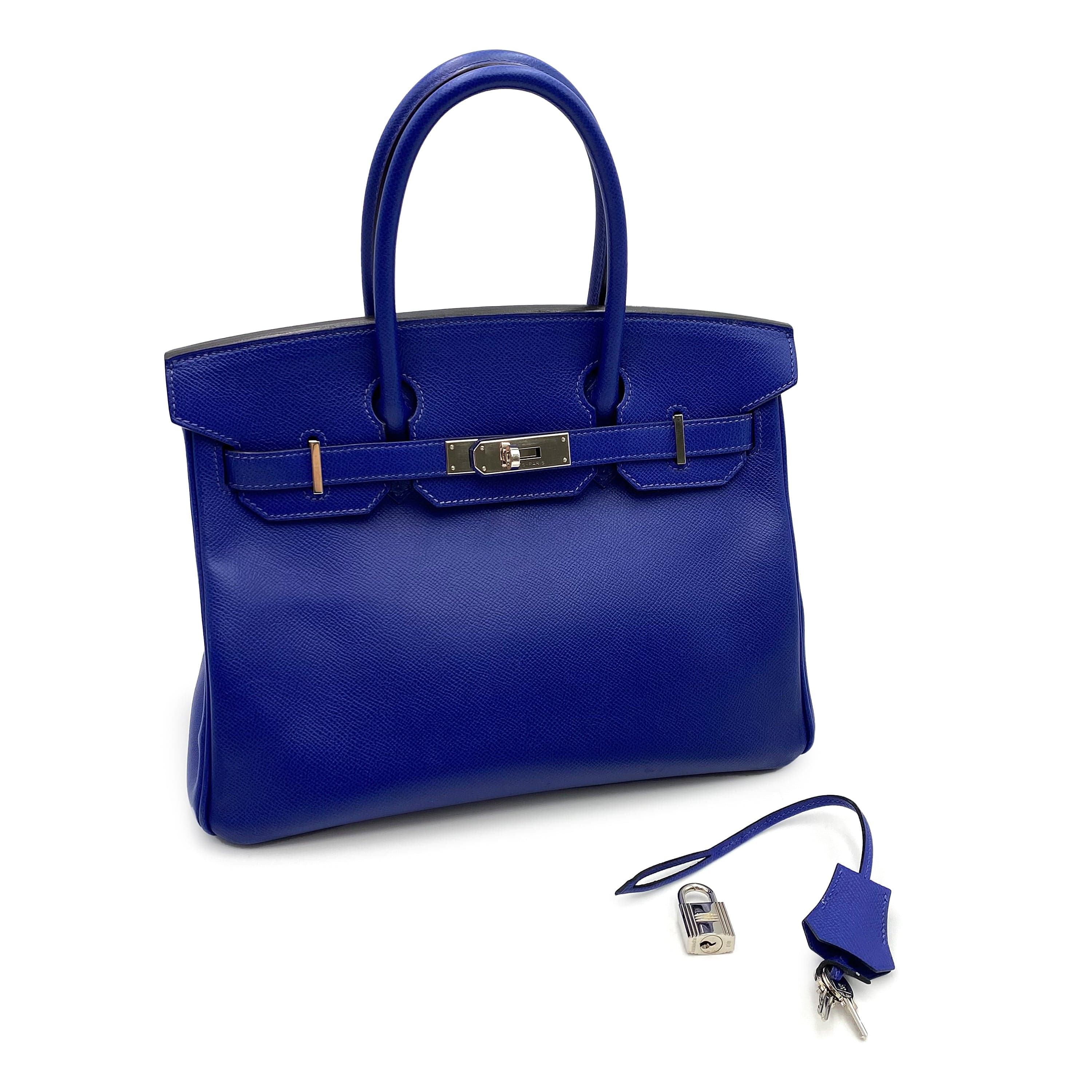 Hermès Hermes Birkin 30 Blue electrique epsom  AVC1985