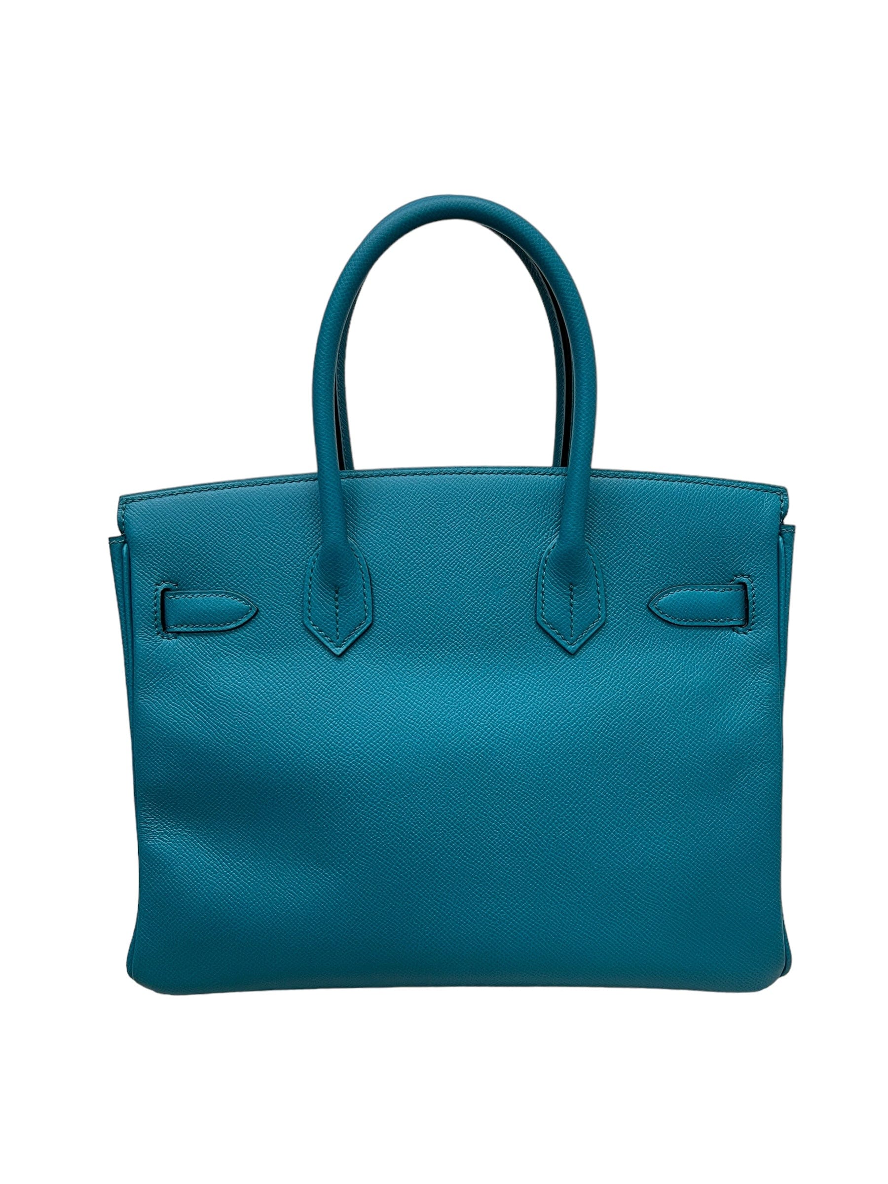 Hermès Hermes Birkin 30 Blue Paon Epsom GHW SKC1707