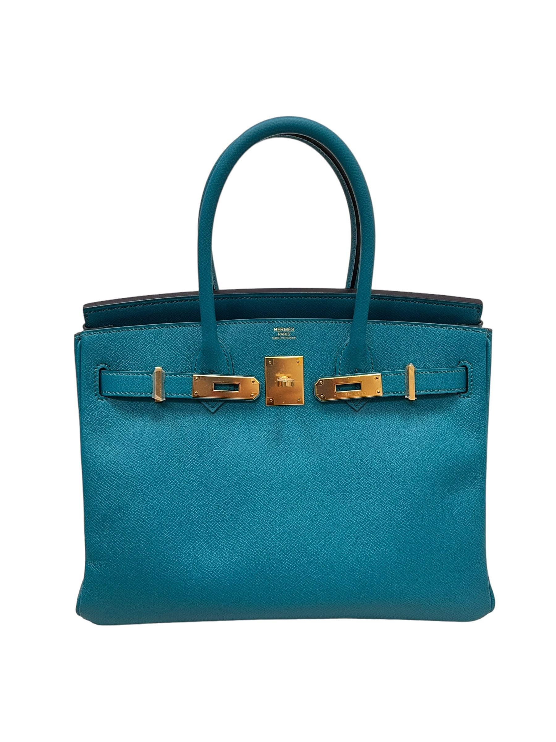 Hermès Hermes Birkin 30 Blue Paon Epsom GHW SKC1707