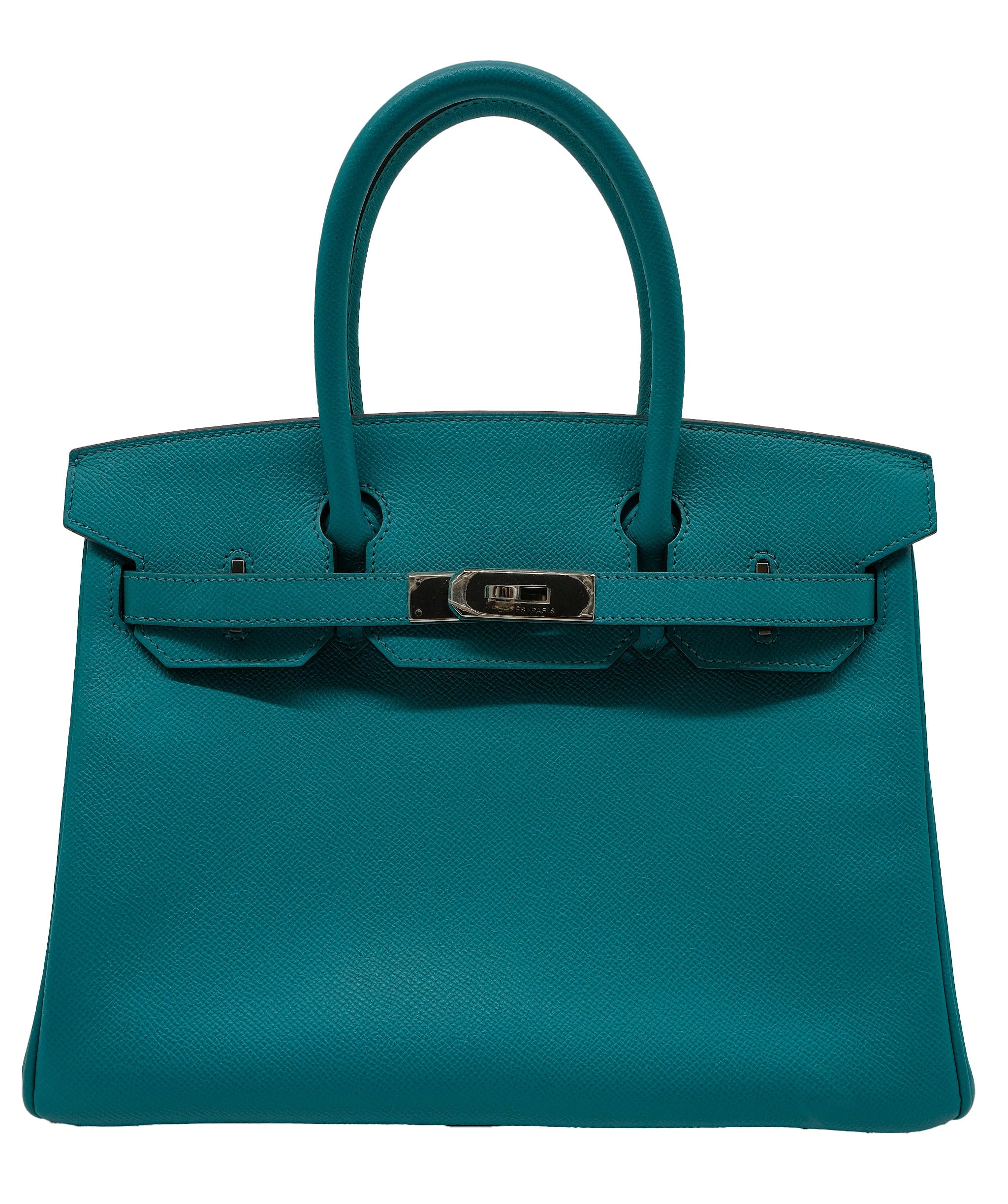 Hermès Hermes Birkin 30 Blue Paon Epsom PHW #P SKL1707