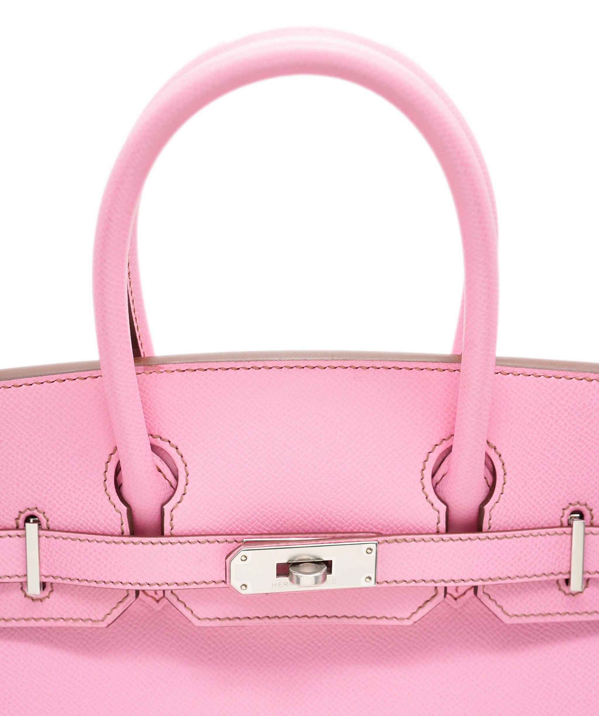 Hermès Hermès Birkin 30 Bubblegum Epsom PHW #N SKL1729