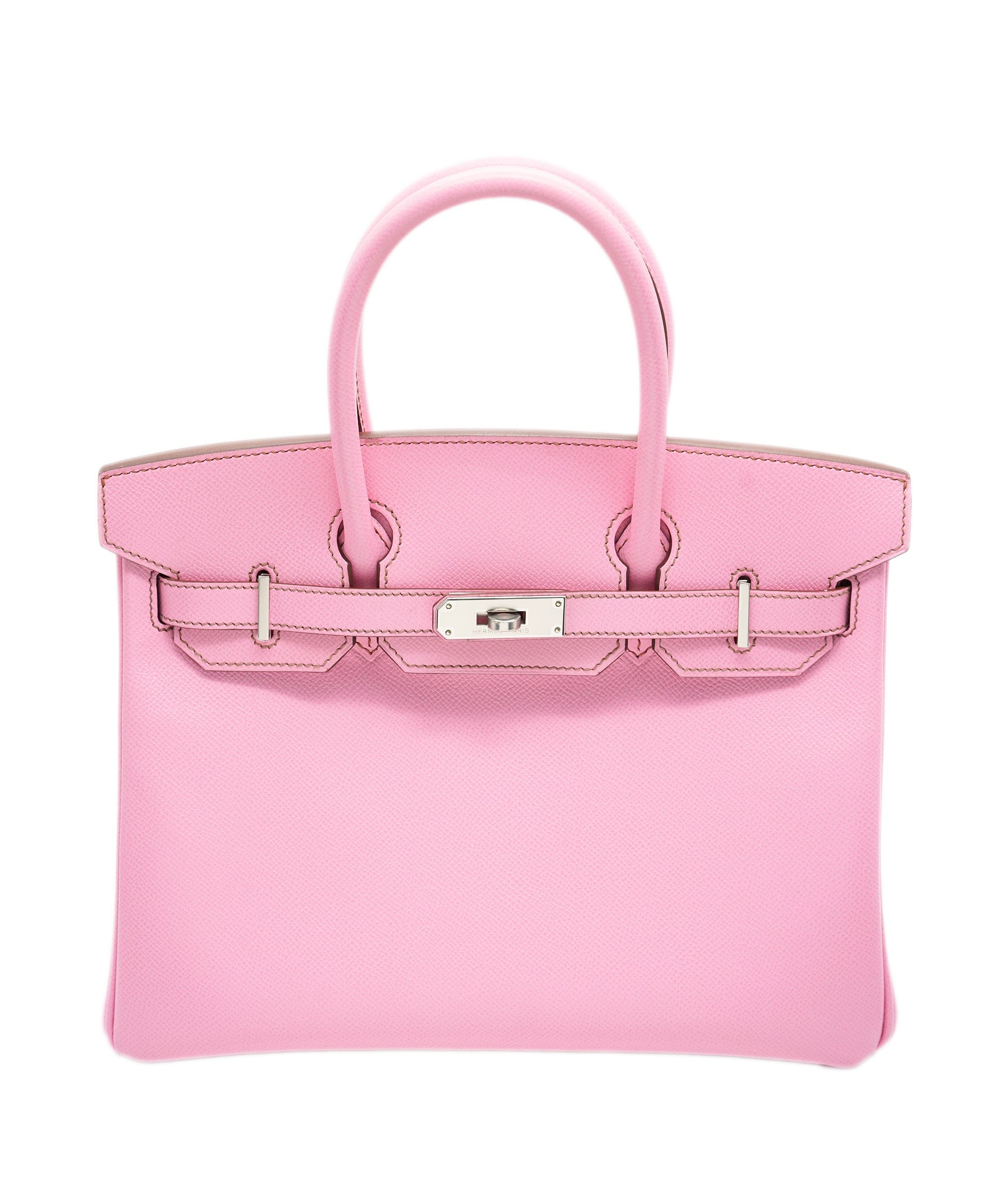 Hermès Hermès Birkin 30 Bubblegum Epsom PHW #N SKL1729