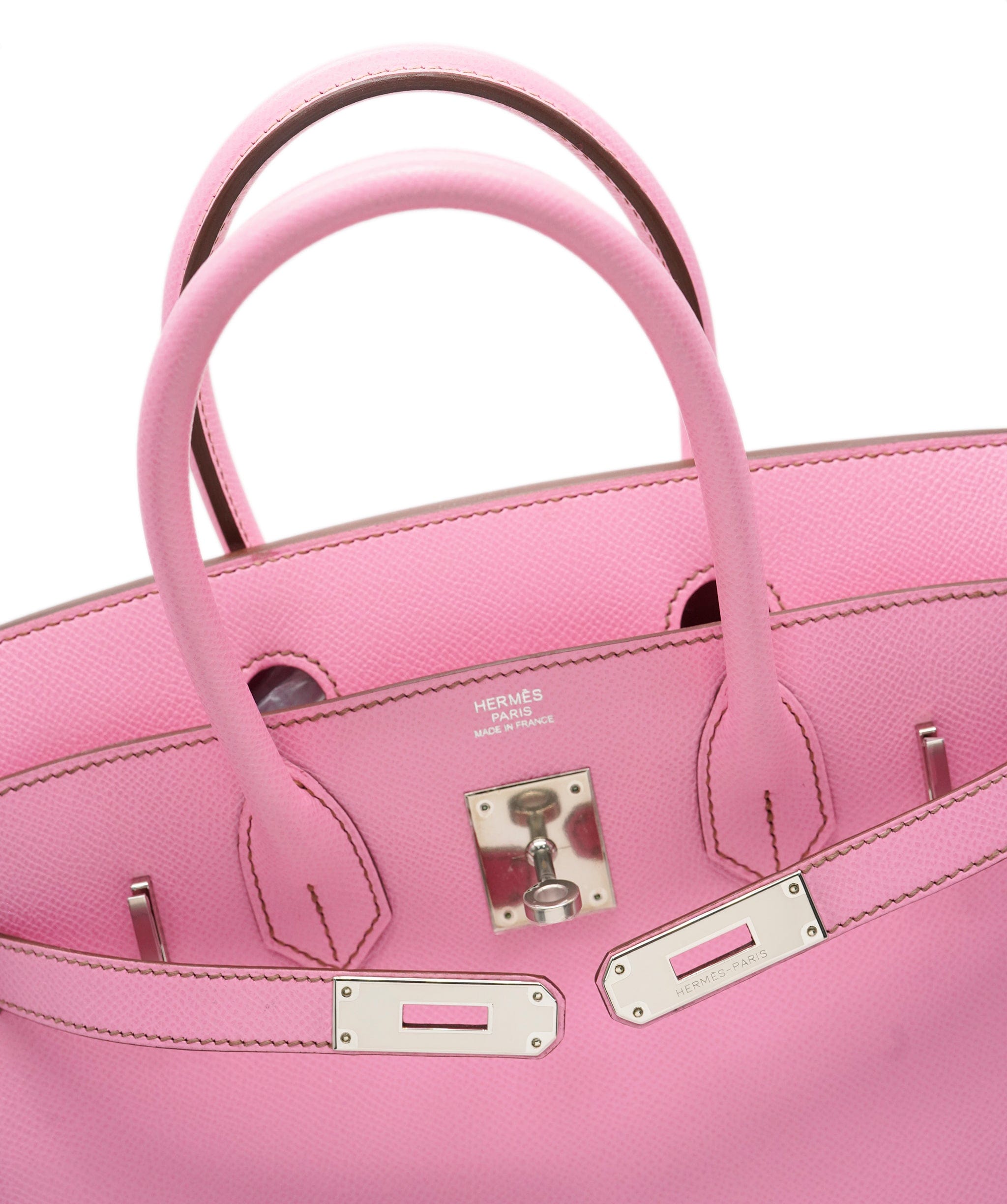 Hermès Hermès Birkin 30 Bubblegum Epsom PHW #N SKL1729