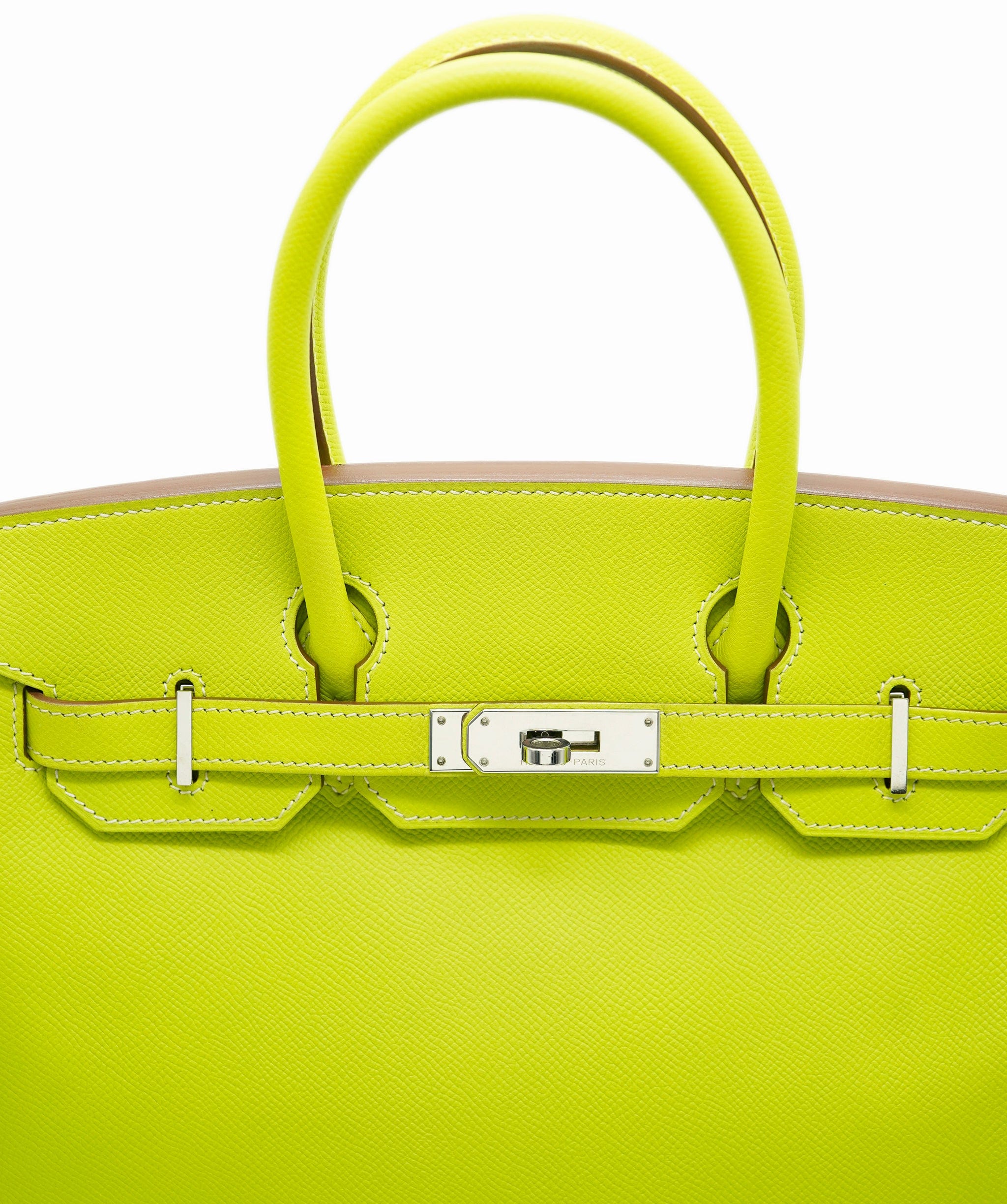 Hermès Hermès Birkin 30 Candy Kiwi / Lichen Epsom PHW #N ASL10621