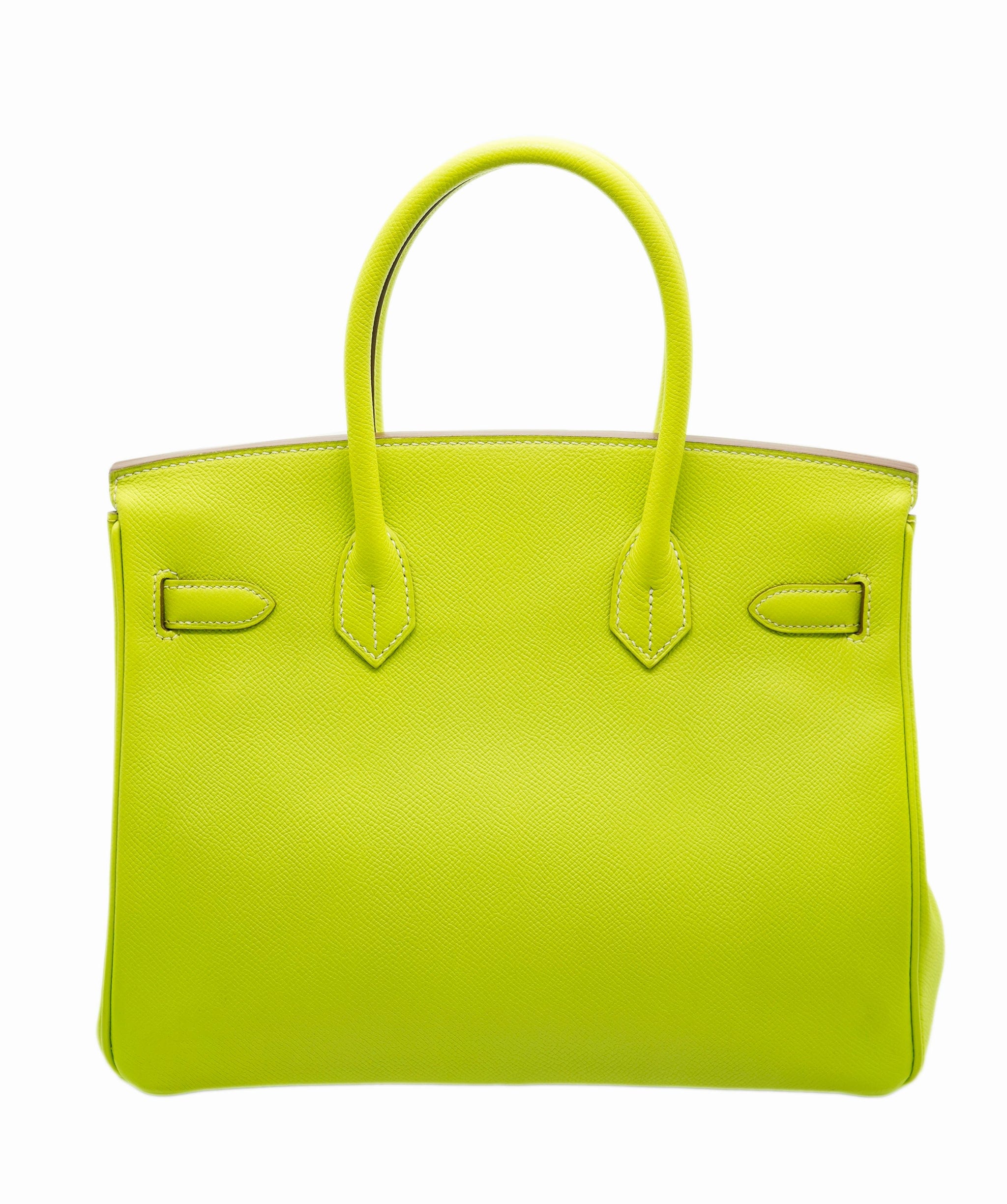 Hermès Hermès Birkin 30 Candy Kiwi / Lichen Epsom PHW #N ASL10621