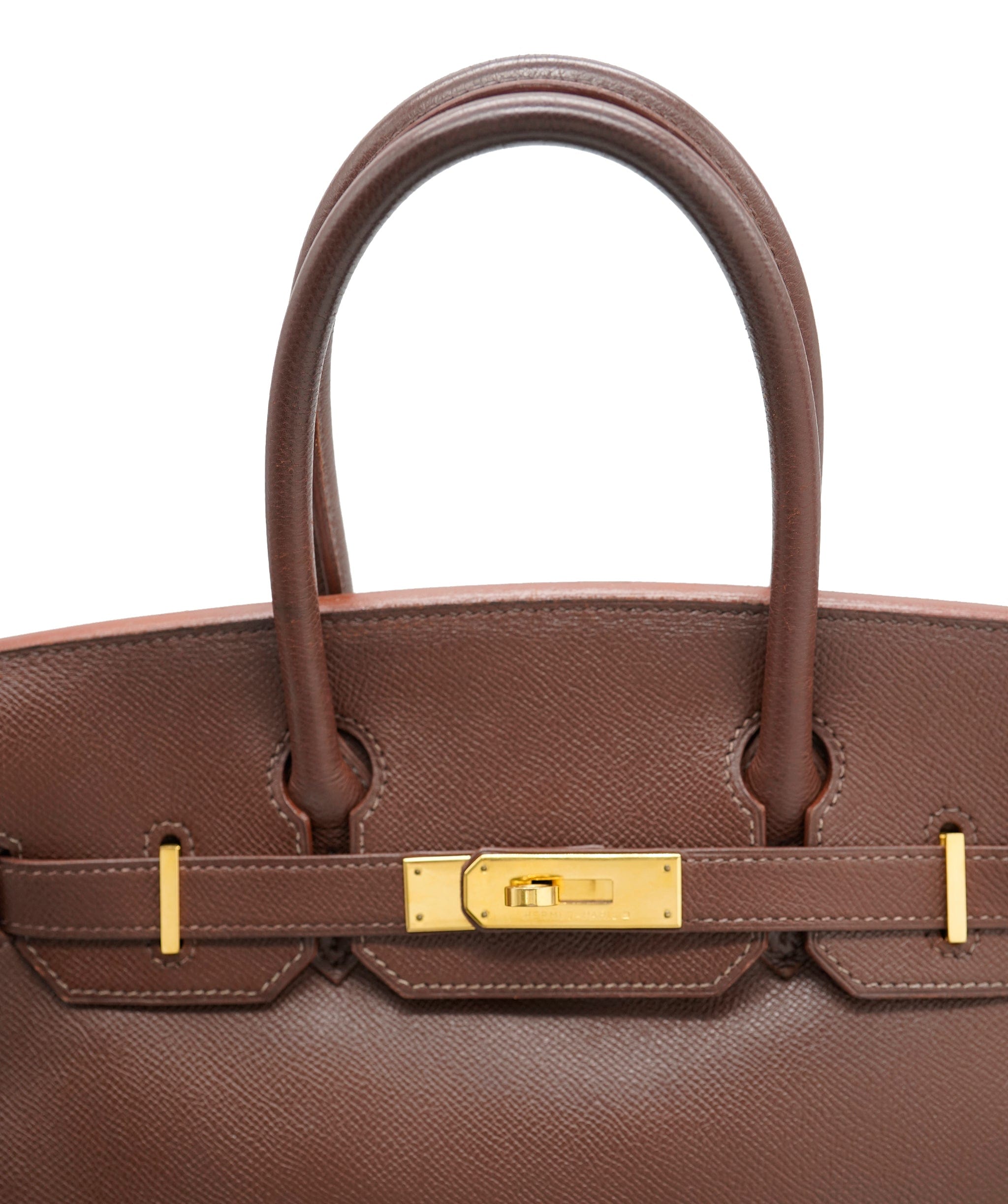 Hermès Hermes Birkin 30 Chocolate Courchevel GHW  - AJC0385